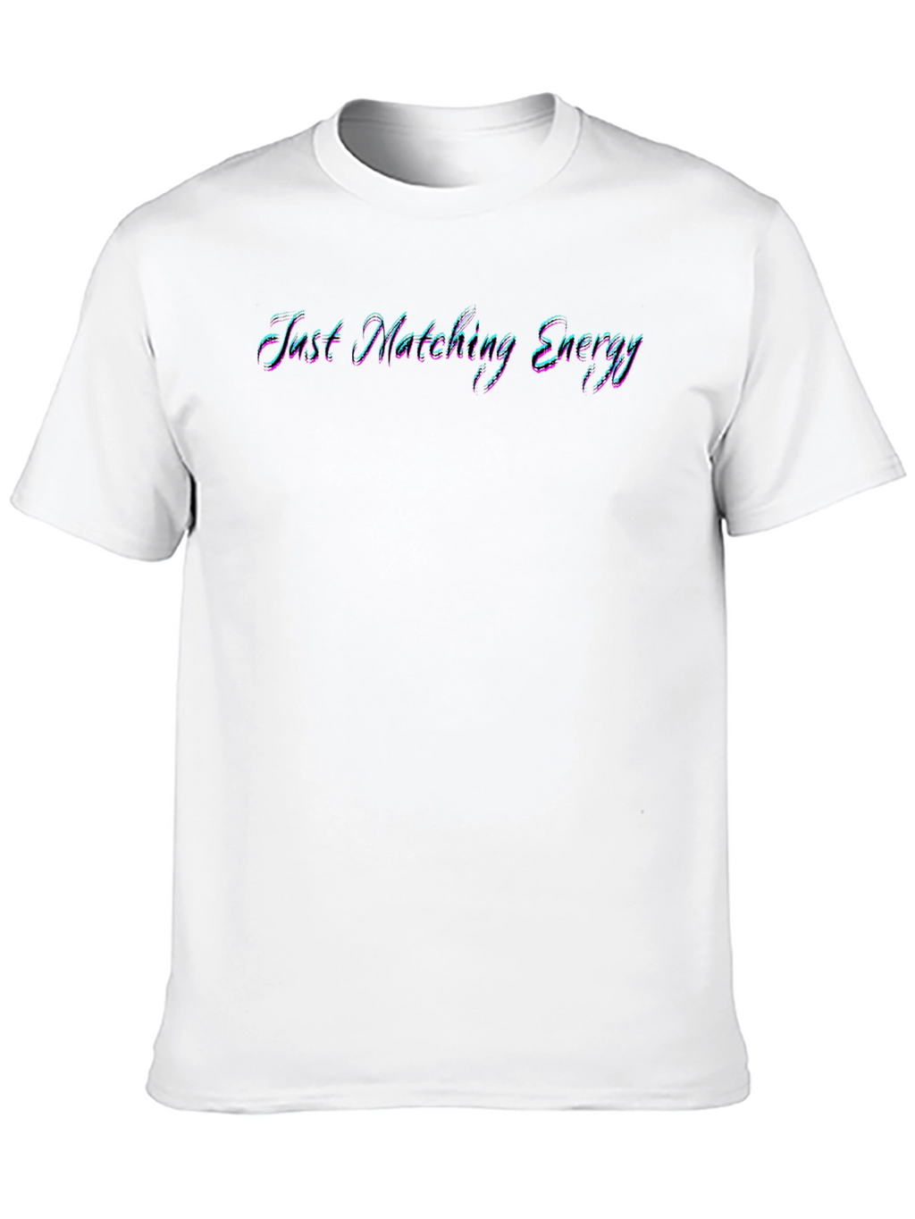 Just Matching Energy Graphic Tee - Black