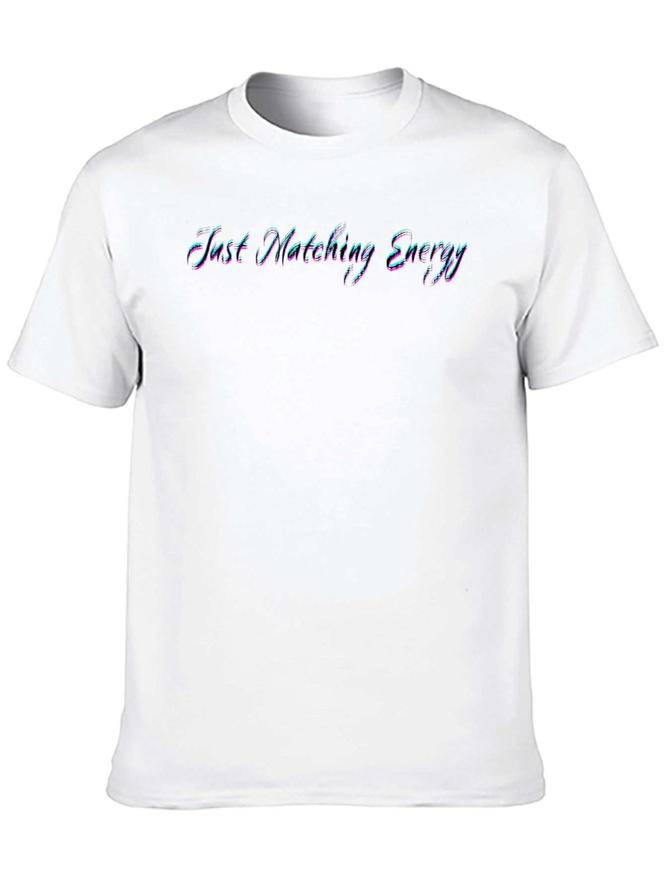 Just Matching Energy Graphic Tee - Black