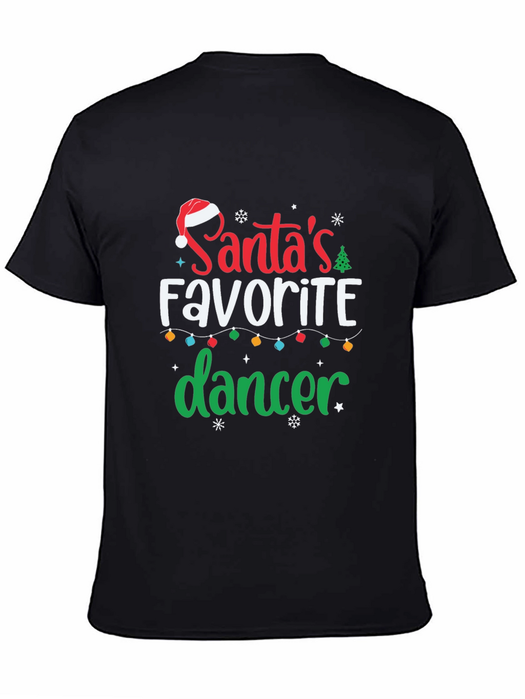 Santas Favorite Dancer Christmas Holiday T-Shirt