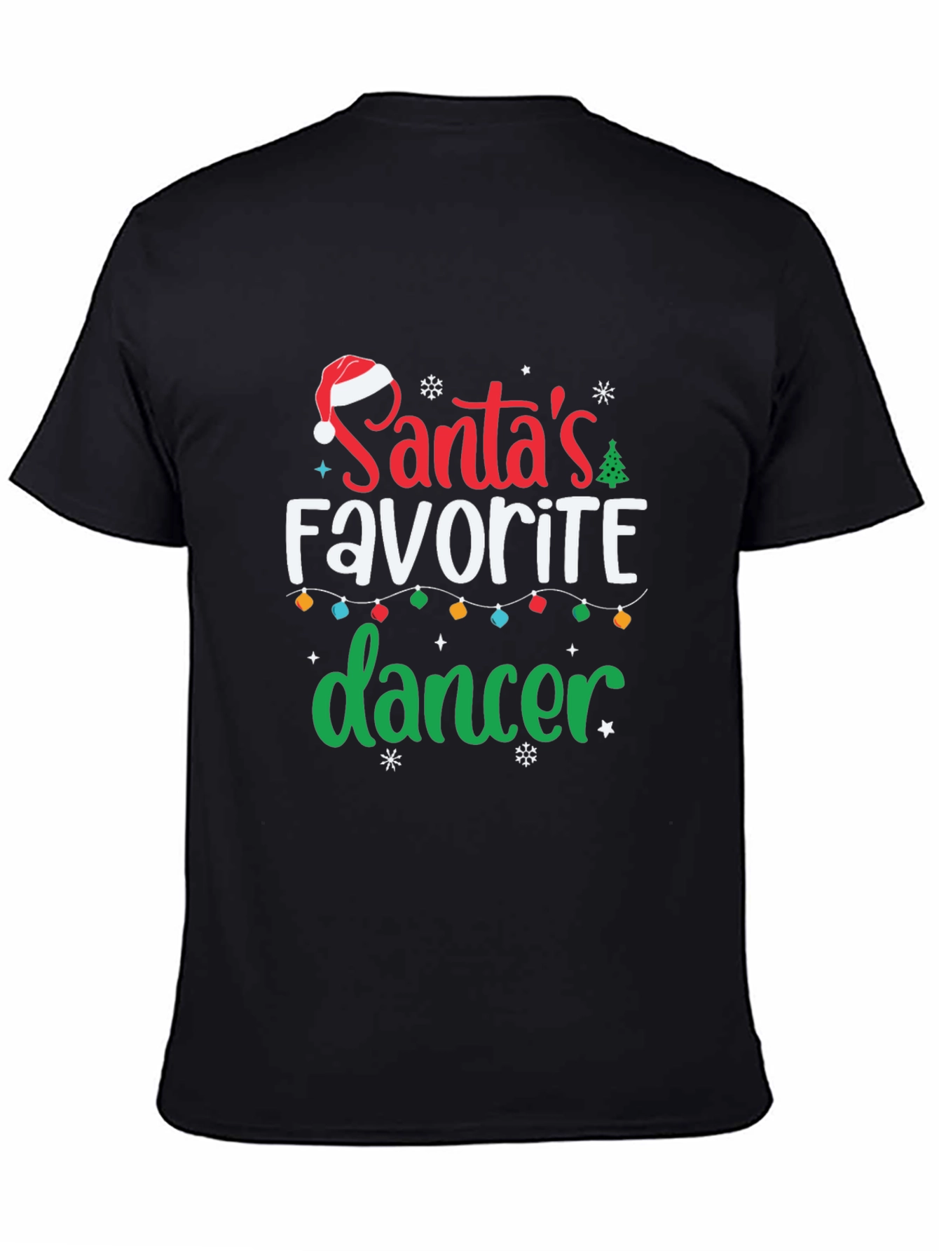 Santas Favorite Dancer Christmas Holiday T-Shirt