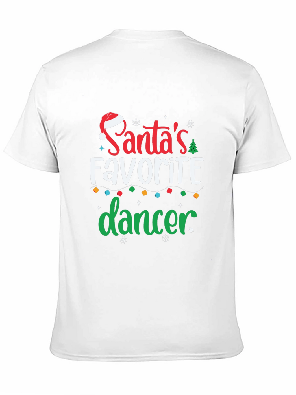 Santas Favorite Dancer Christmas Holiday T-Shirt