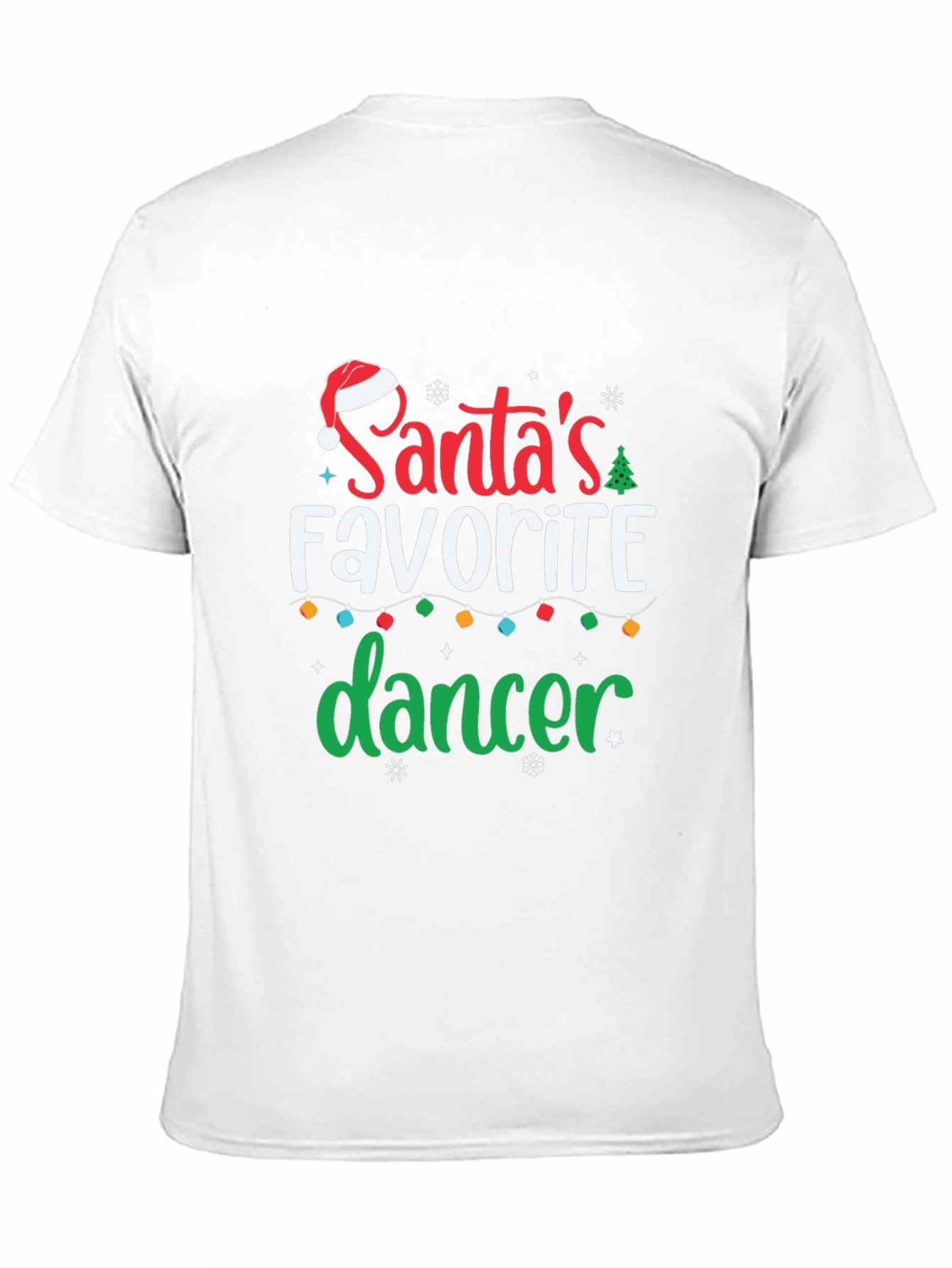 Santas Favorite Dancer Christmas Holiday T-Shirt