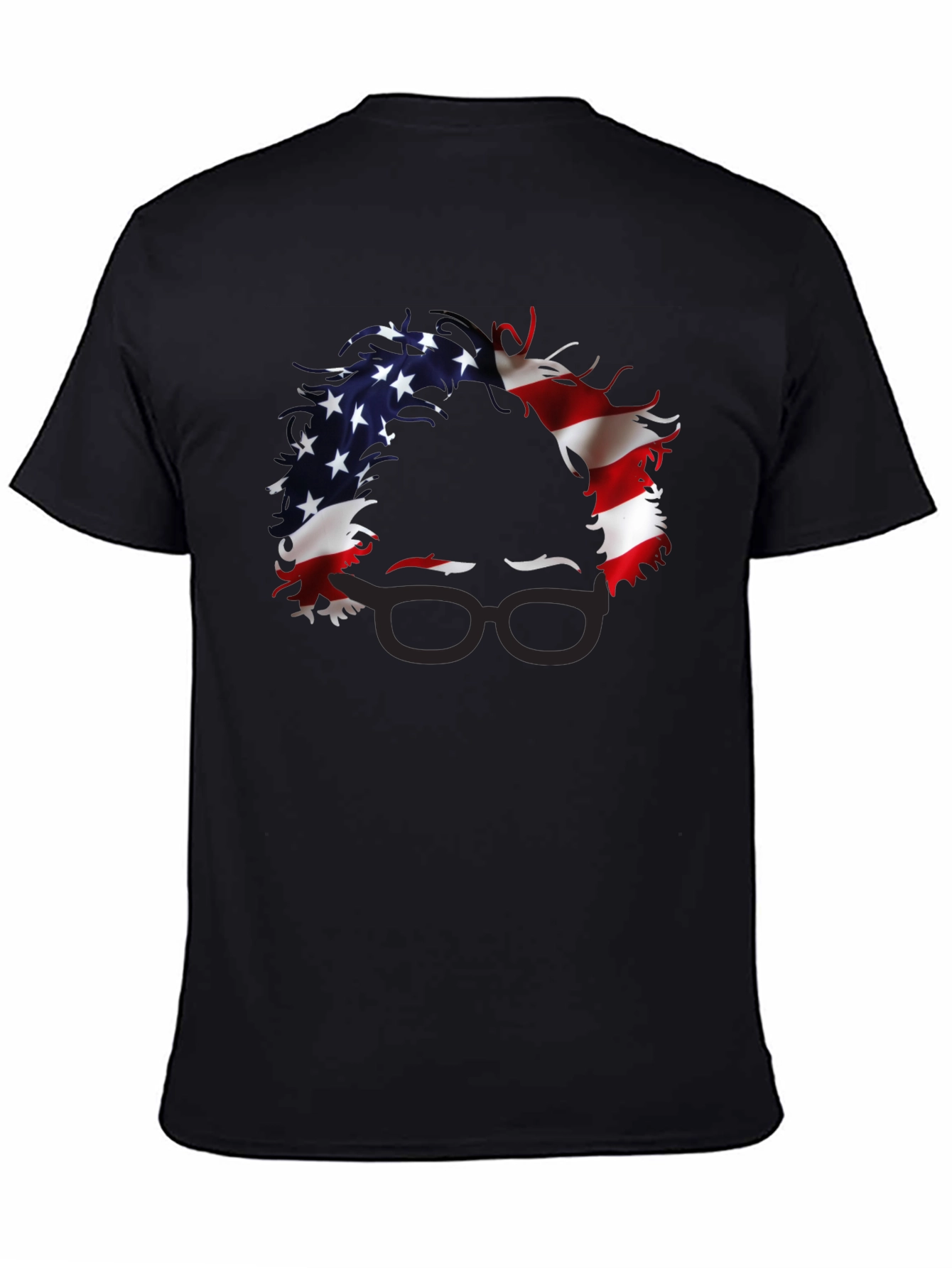Patriotic Bernie Sanders T-Shirt - USA Flag Portrait Tee