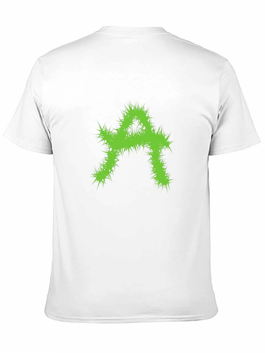Edgy Green A Graphic Black T-Shirt