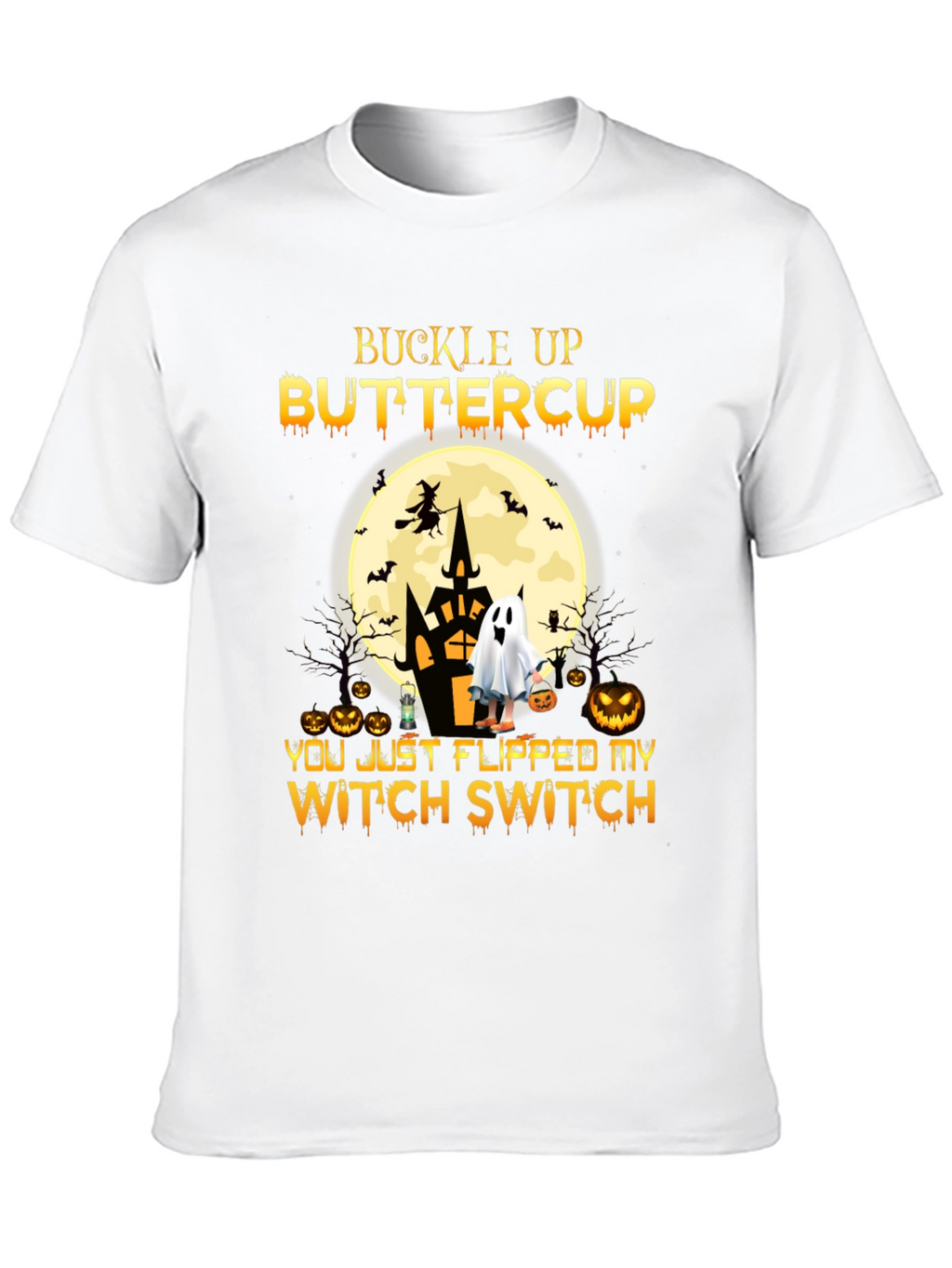 Buckle Up Buttercup Halloween T-Shirt