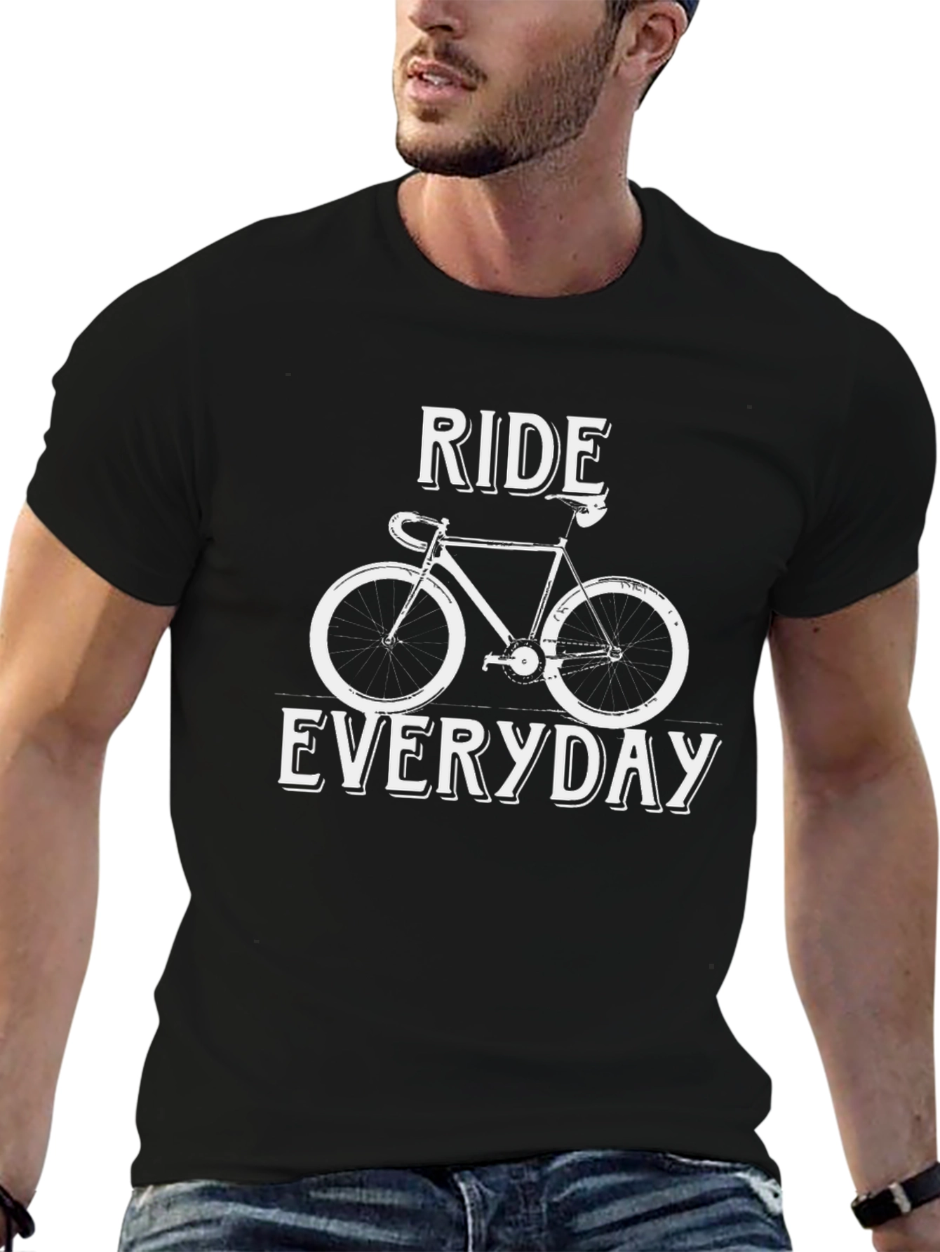 Ride Everyday T-Shirt - Bicycle Graphic Tee