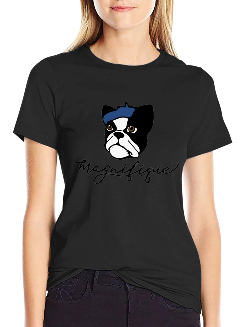 Magnifique Dog T-Shirt - French Bulldog Design