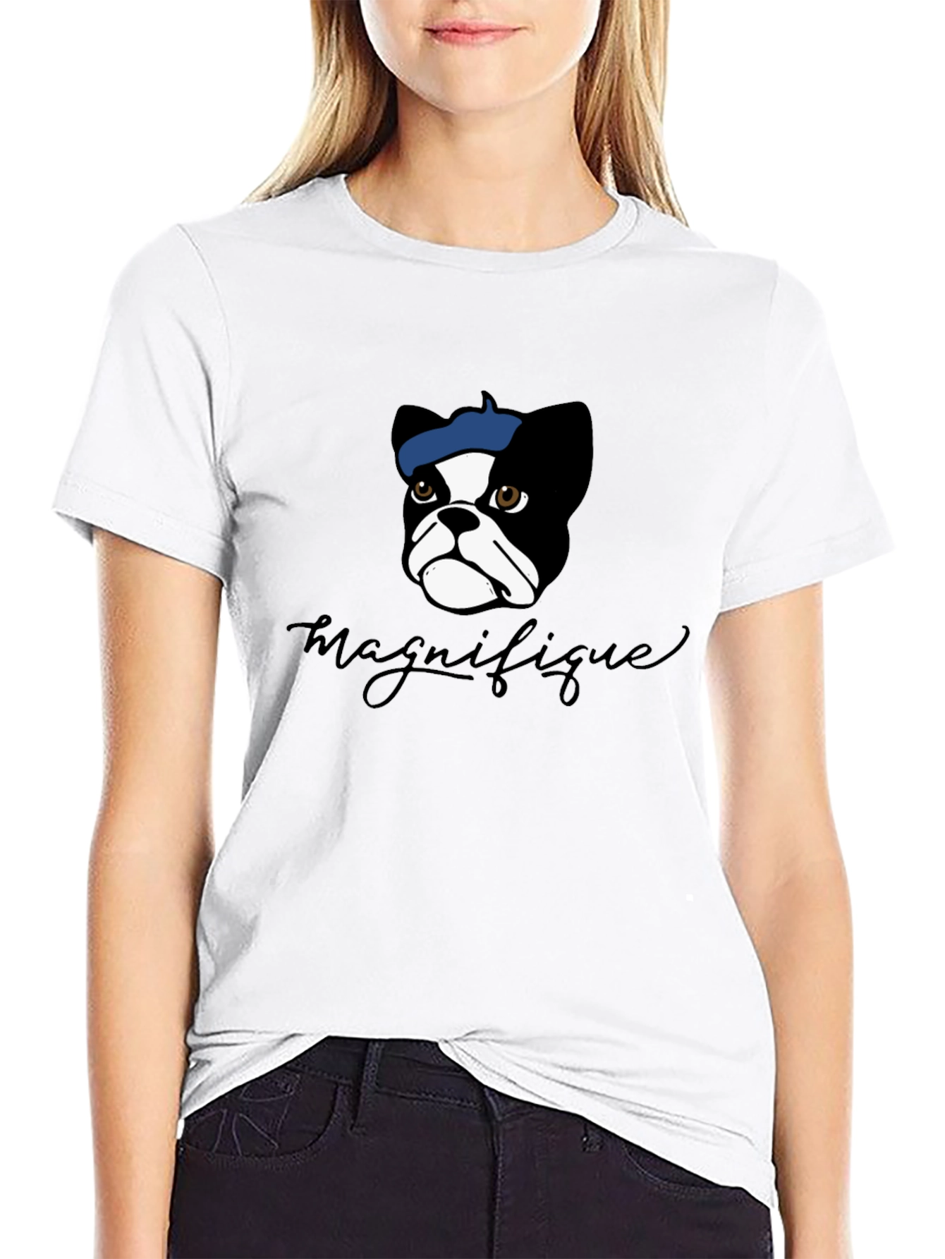 Magnifique Dog T-Shirt - French Bulldog Design