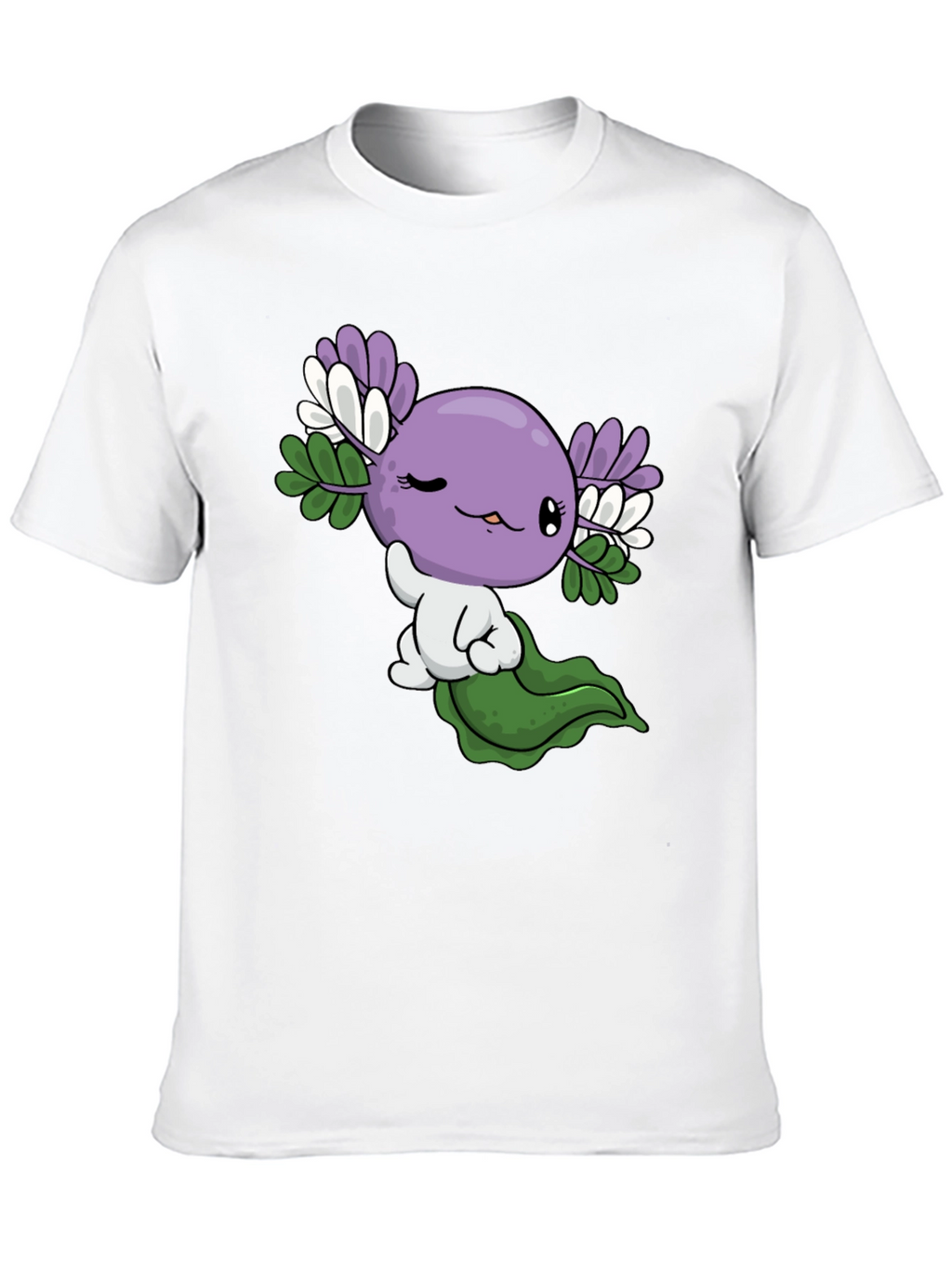 Axolotl Cartoon Graphic T-Shirt