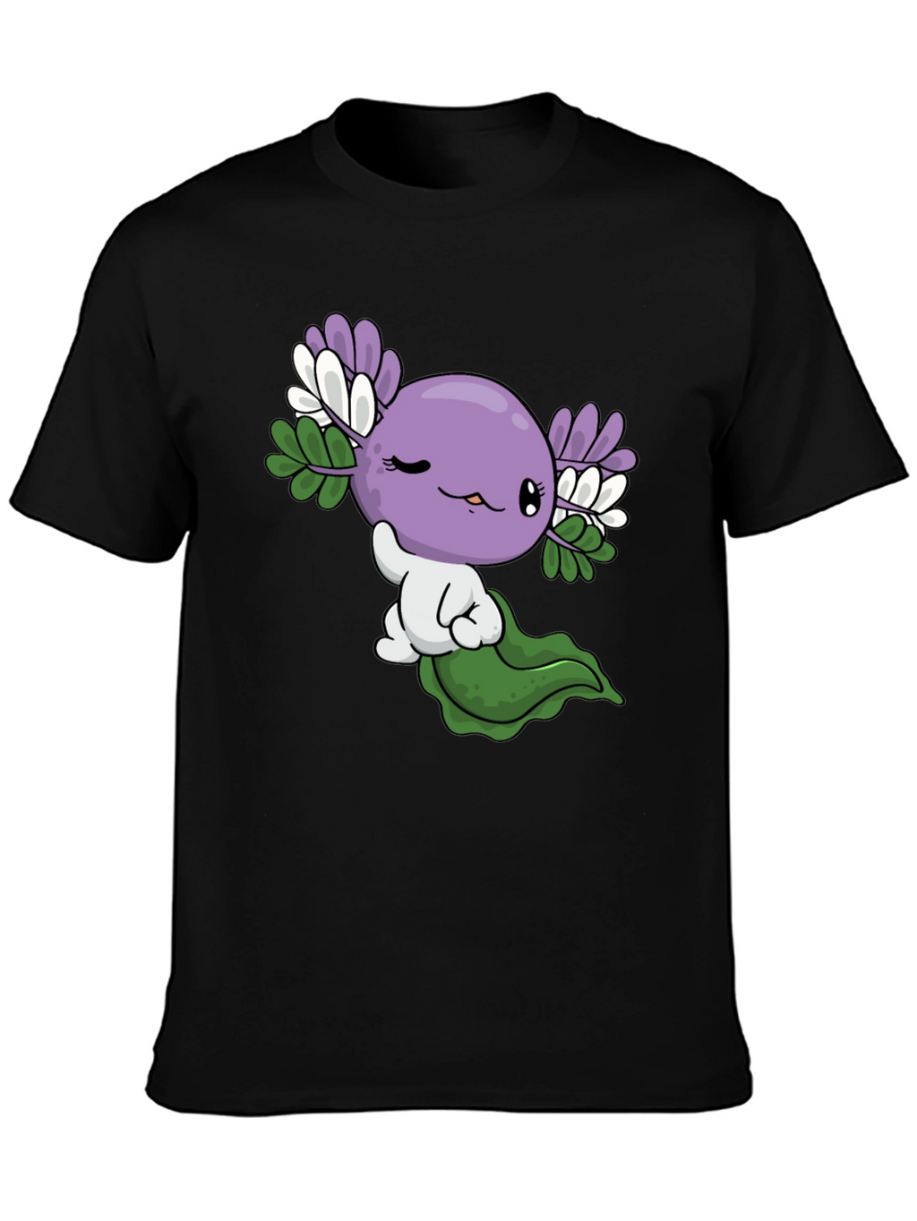 Axolotl Cartoon Graphic T-Shirt