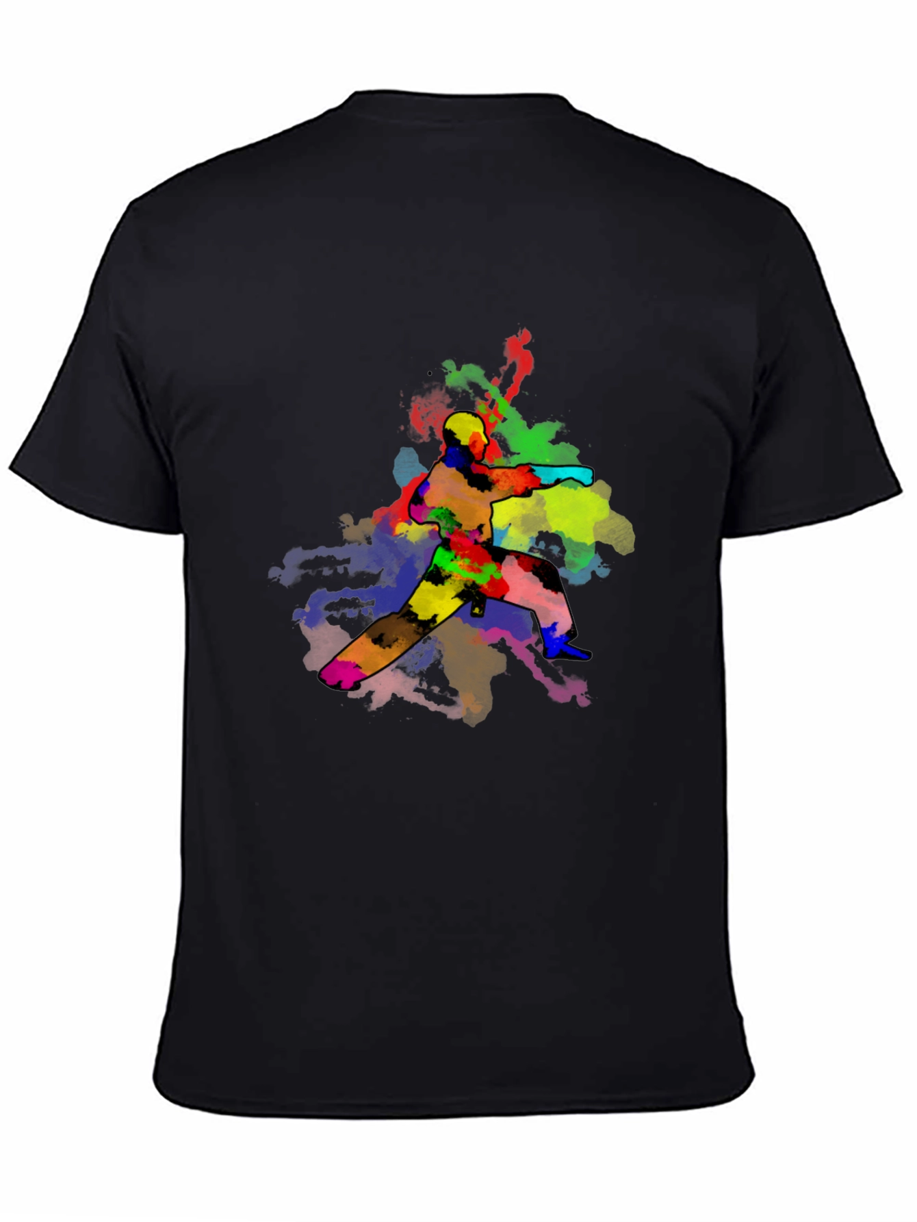 Colorful Karate Graphic T-Shirt