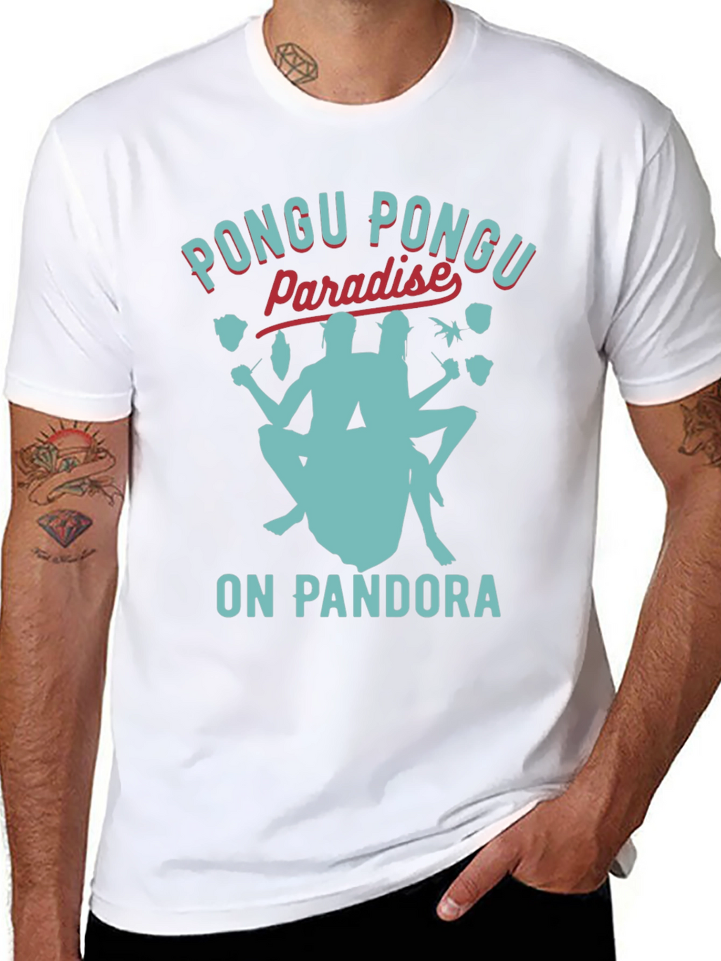 Pongu Pongu Paradise T-Shirt - Pandora Theme