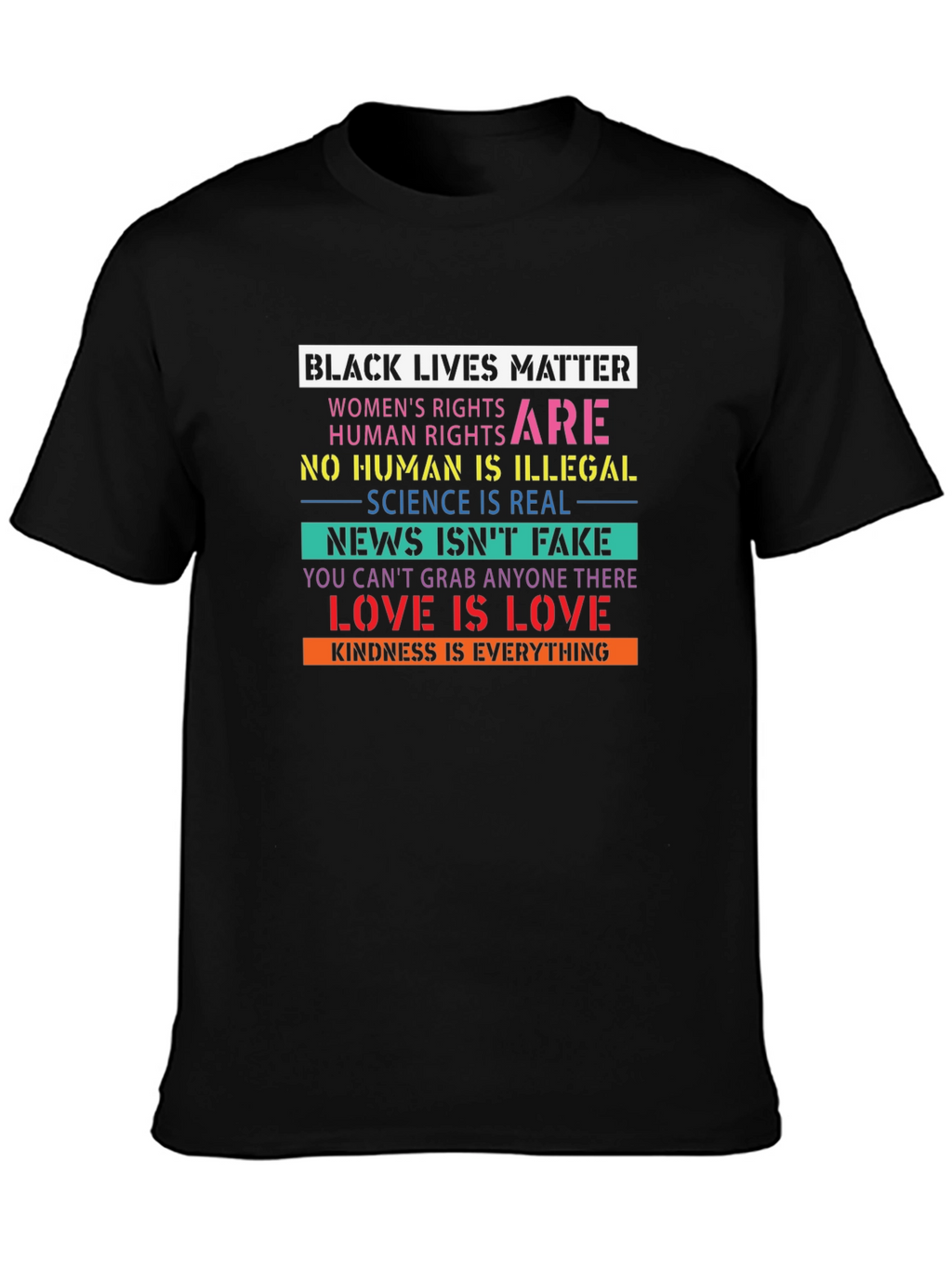 Equality Matters T-Shirt Black Lives Matter Human Rights