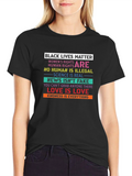 Equality Matters T-Shirt Black Lives Matter Human Rights