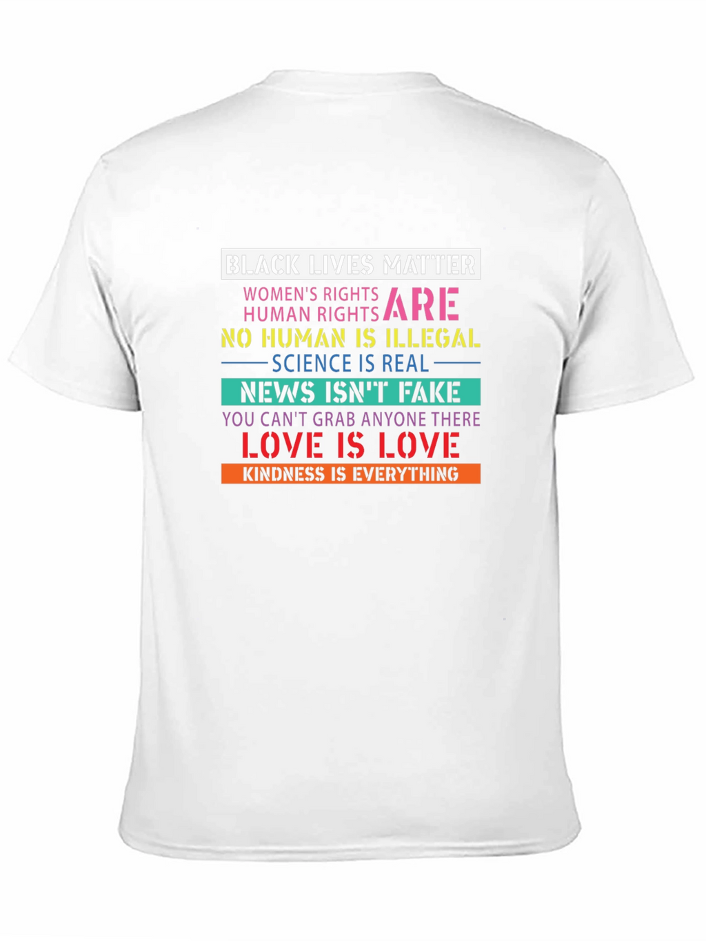 Equality Matters T-Shirt Black Lives Matter Human Rights