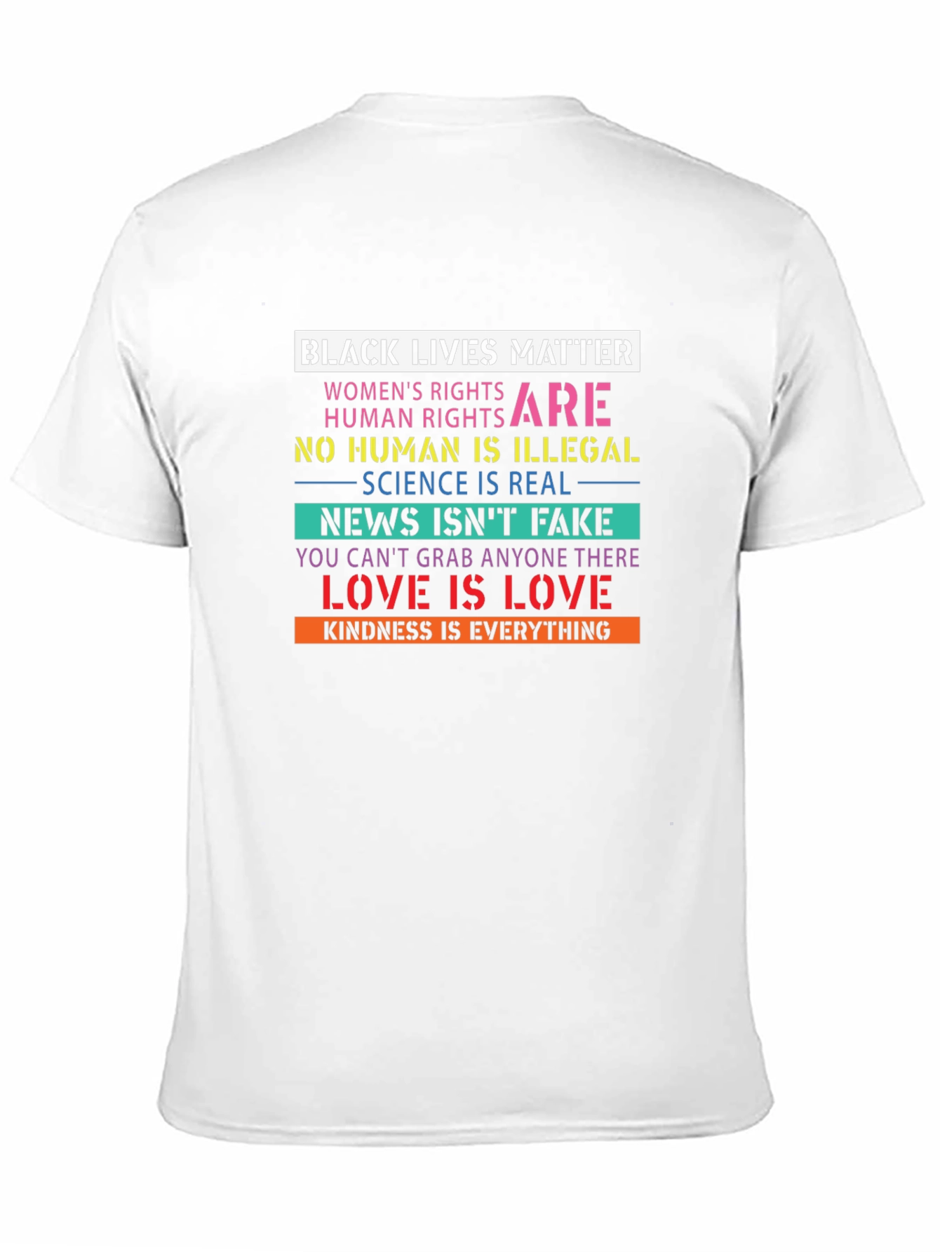 Equality Matters T-Shirt Black Lives Matter Human Rights