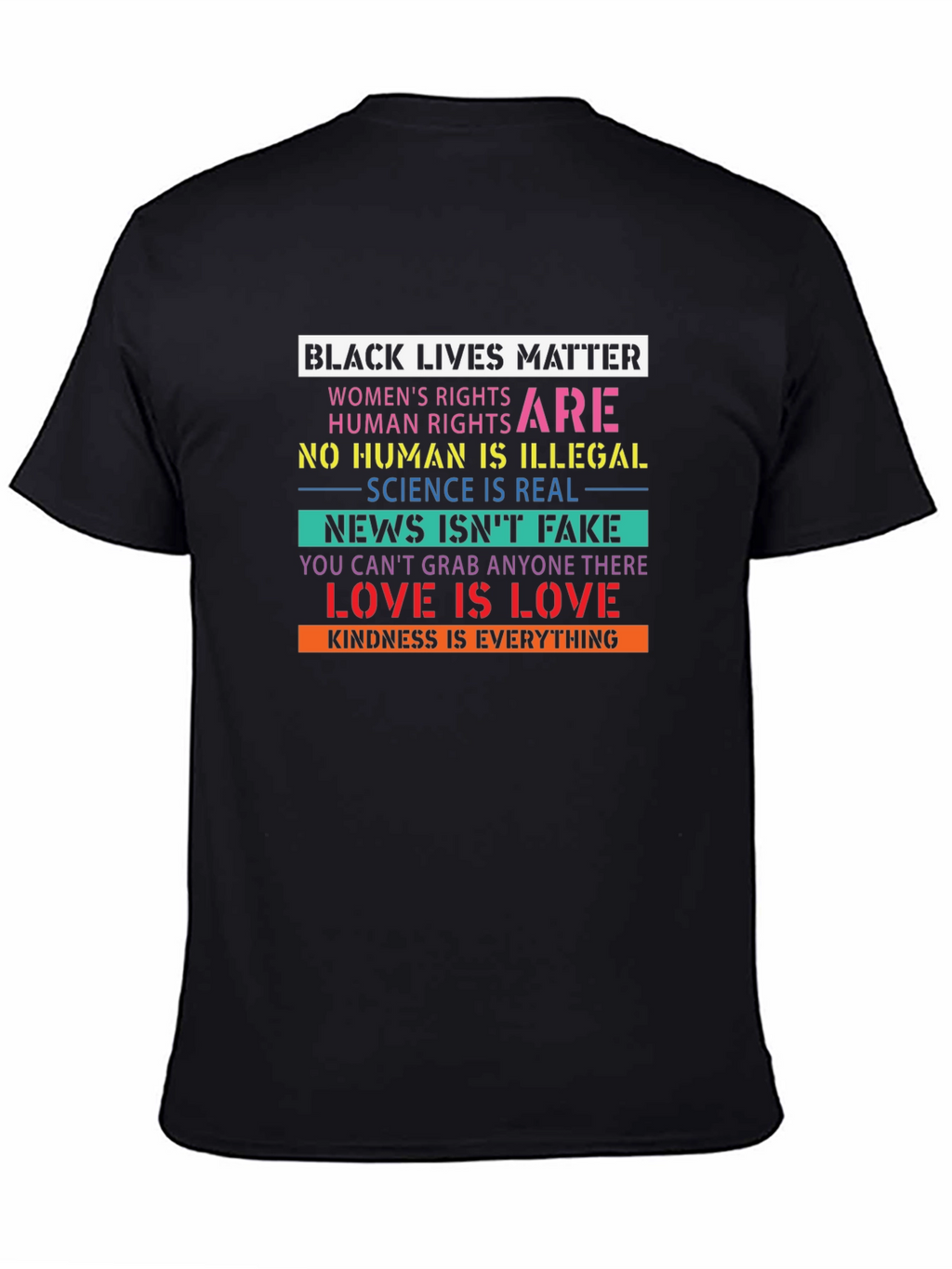 Equality Matters T-Shirt Black Lives Matter Human Rights