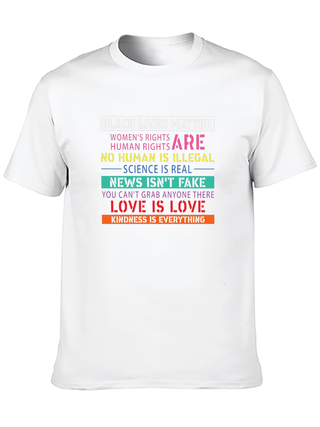 Equality Matters T-Shirt Black Lives Matter Human Rights