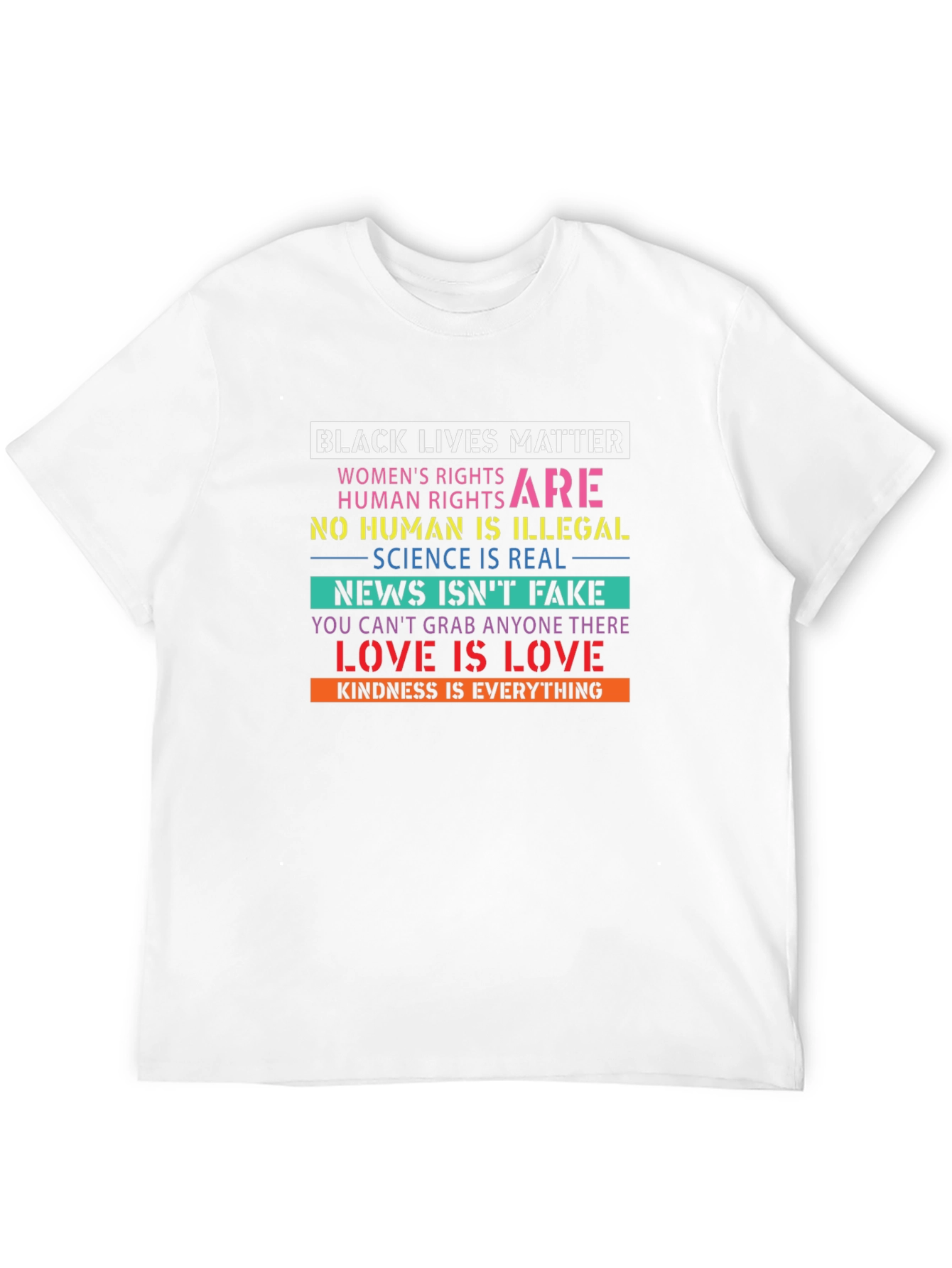 Equality Matters T-Shirt Black Lives Matter Human Rights