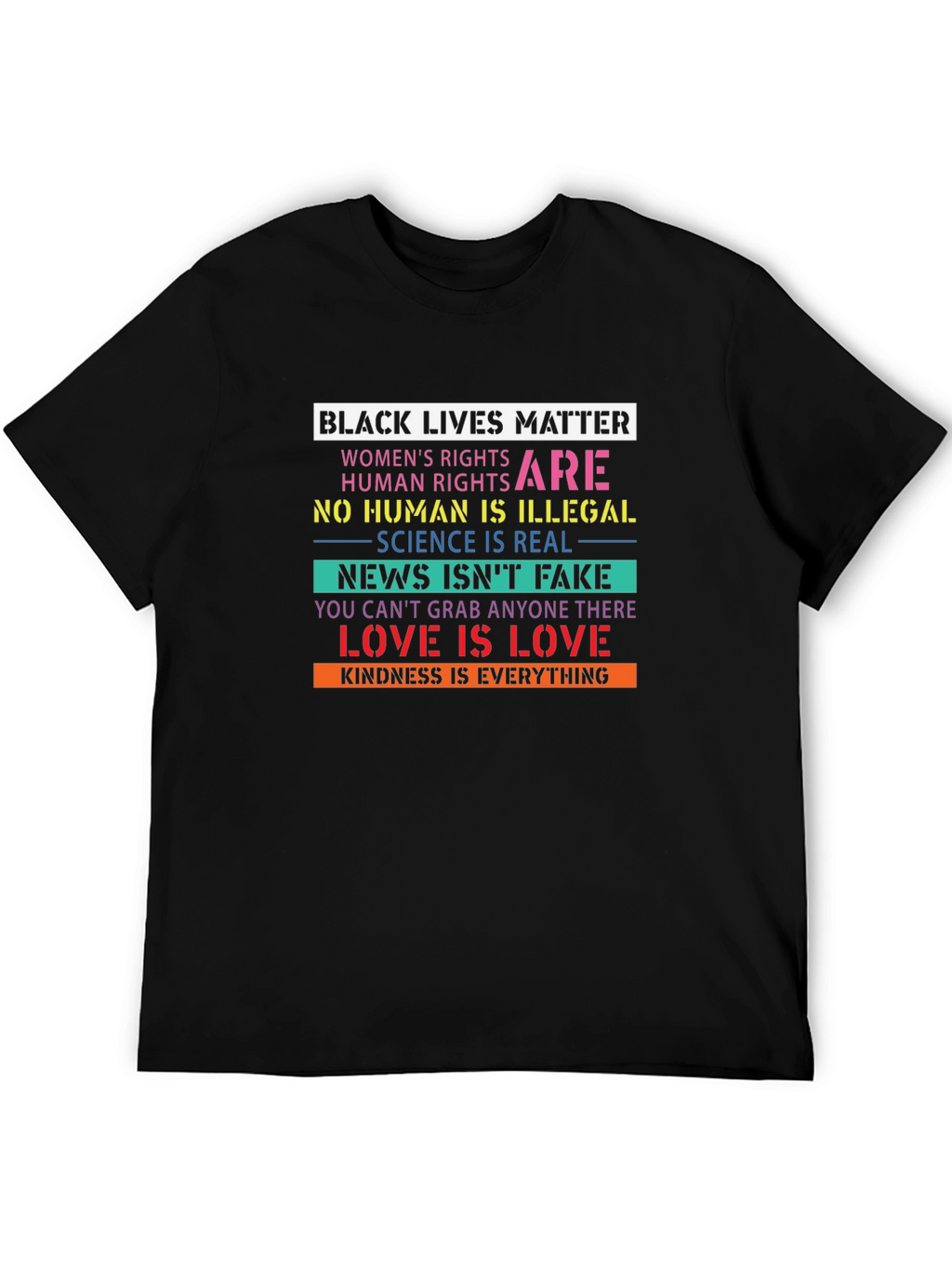 Equality Matters T-Shirt Black Lives Matter Human Rights