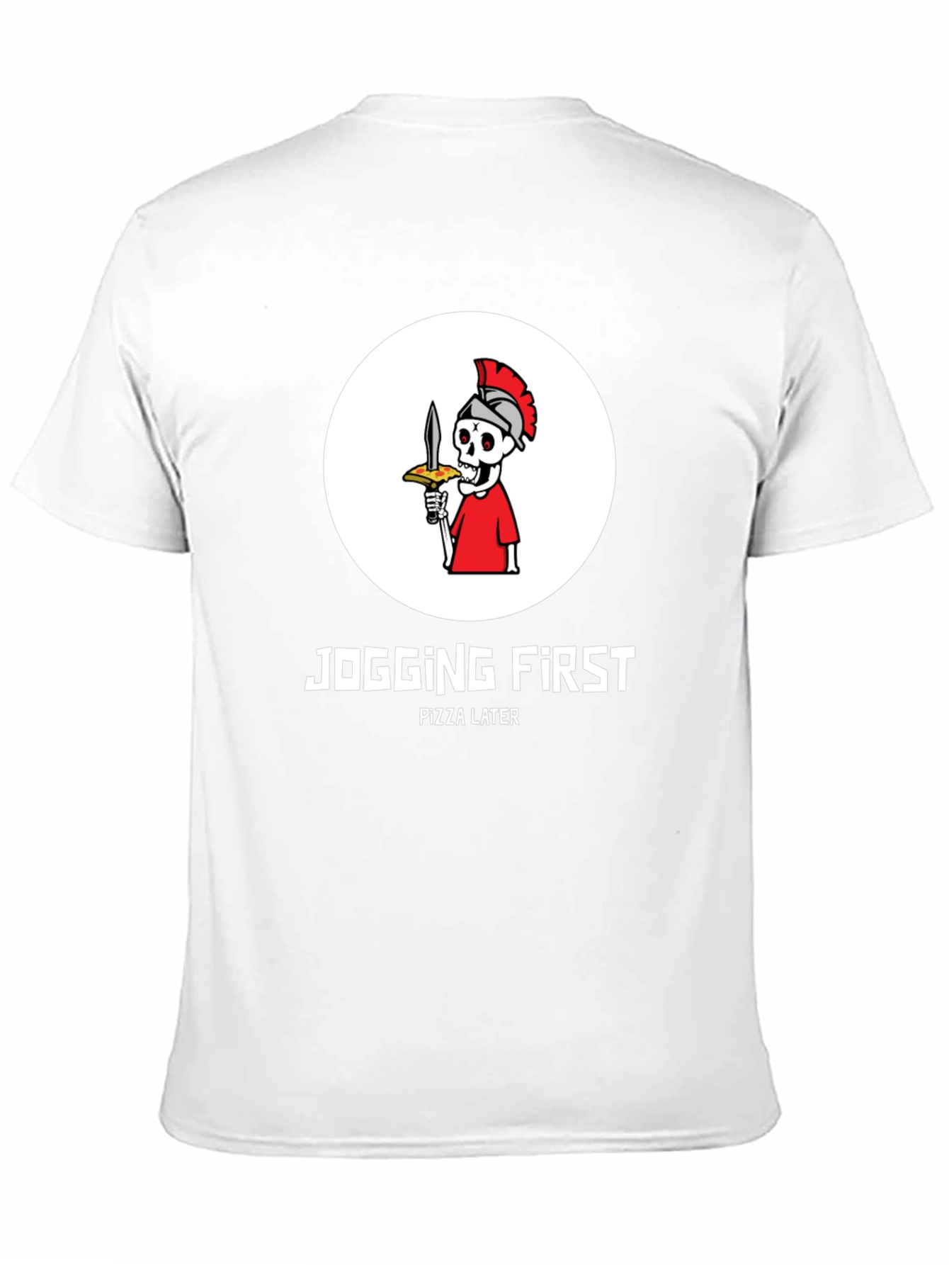 Jogging First Pizza Later T-Shirt