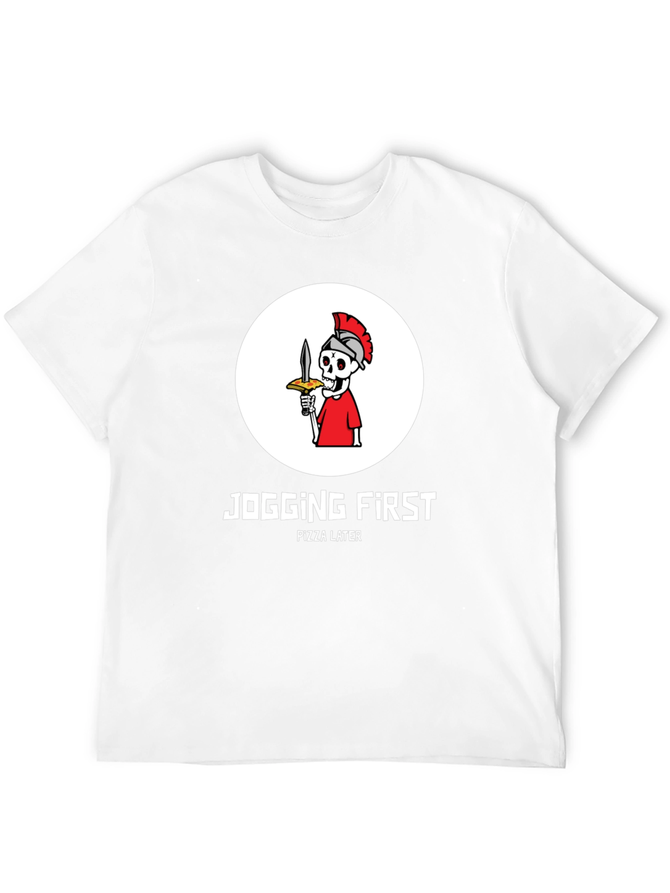 Jogging First Pizza Later T-Shirt