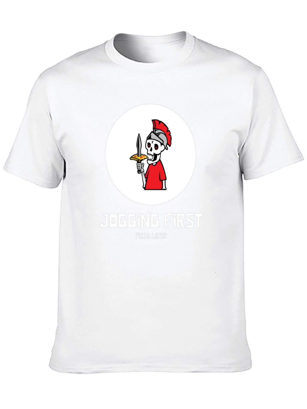 Jogging First Pizza Later T-Shirt