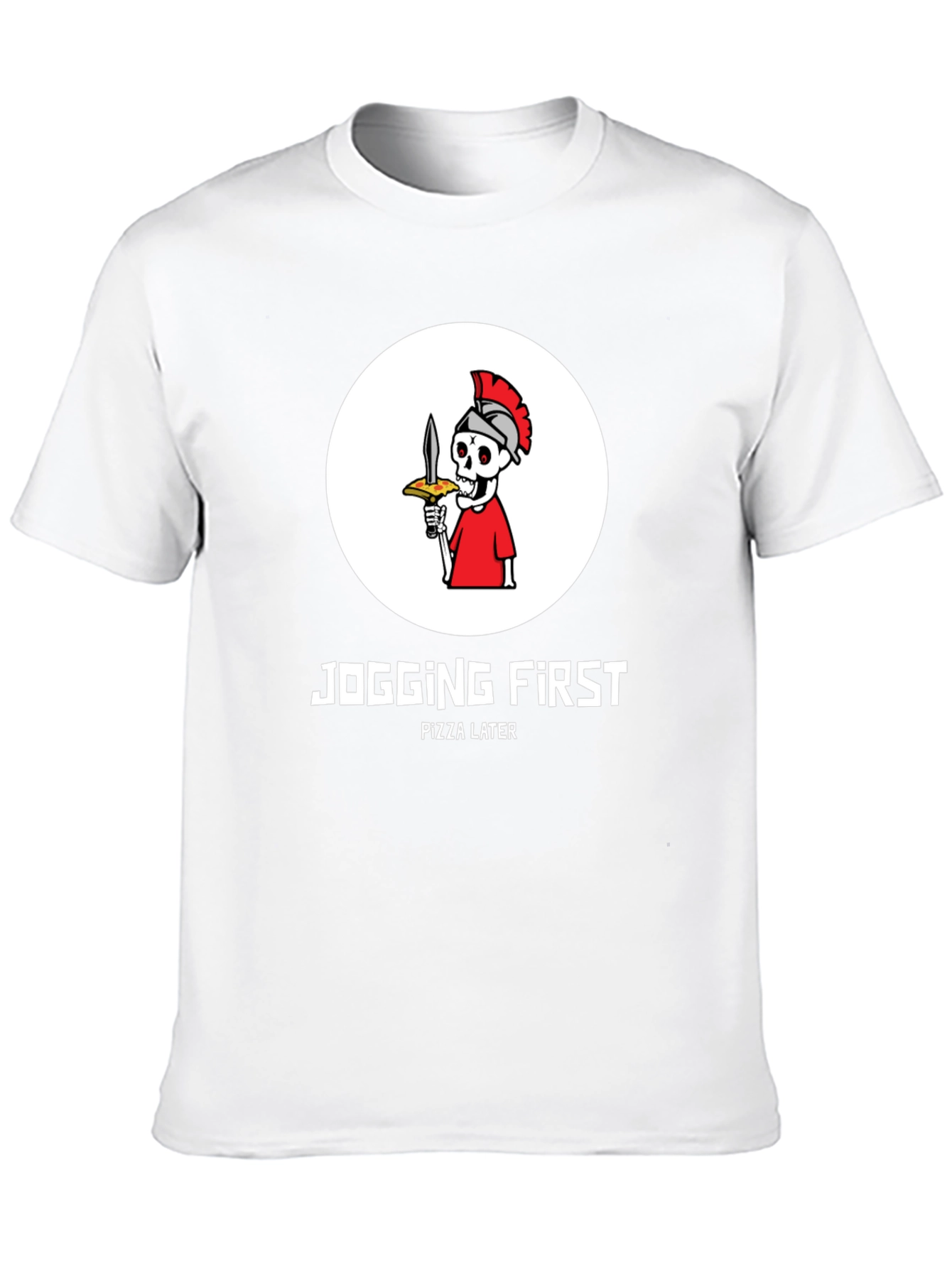 Jogging First Pizza Later T-Shirt