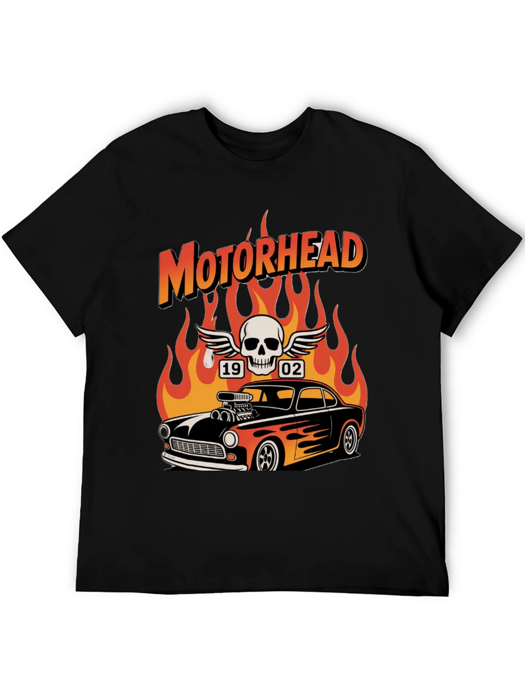 Motorhead Flame Car T-Shirt
