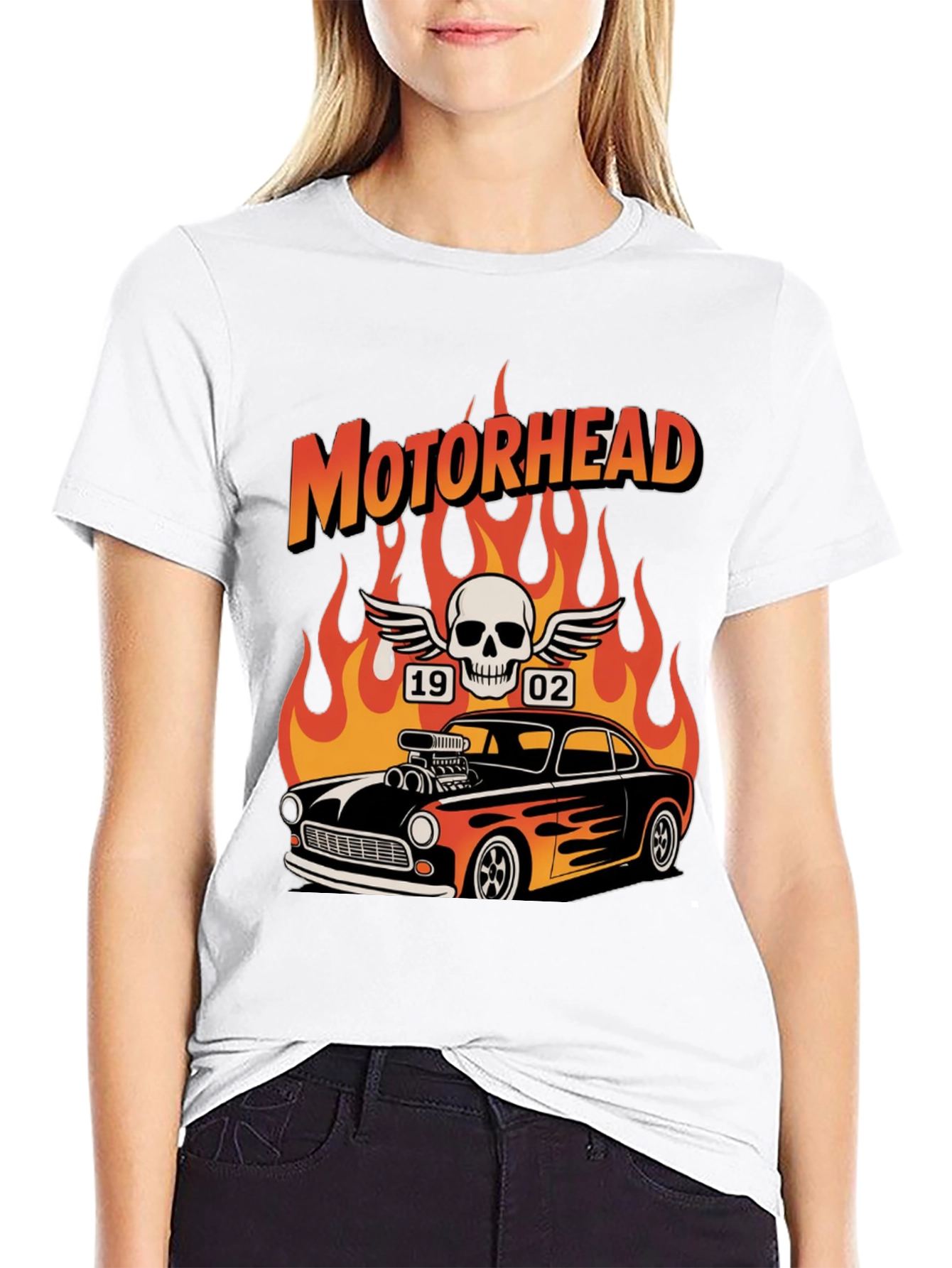 Motorhead Flame Car T-Shirt