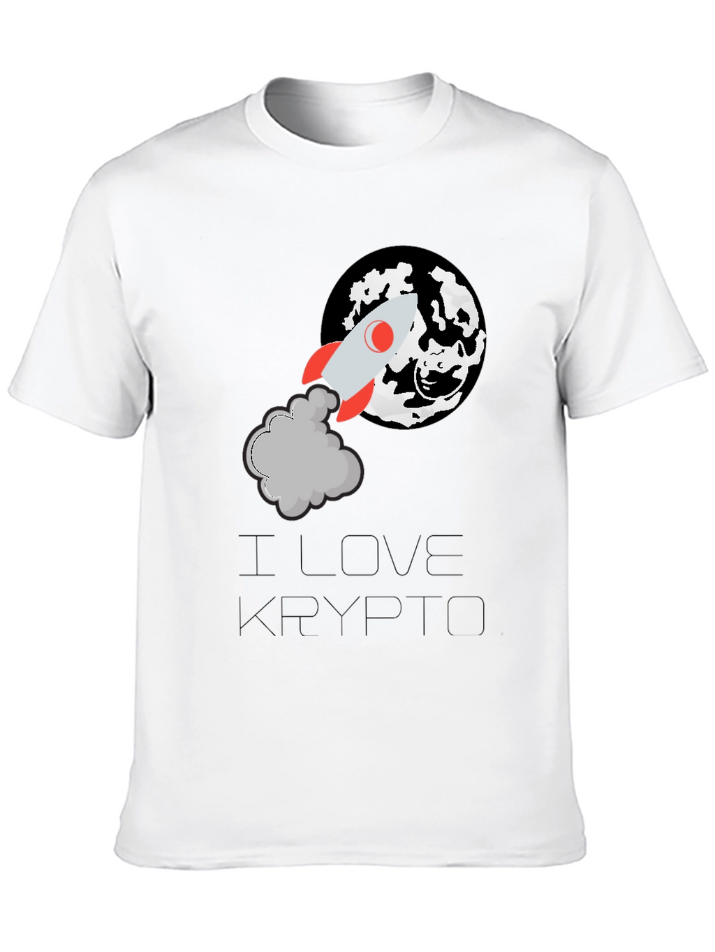 I Love Krypto Black T-Shirt