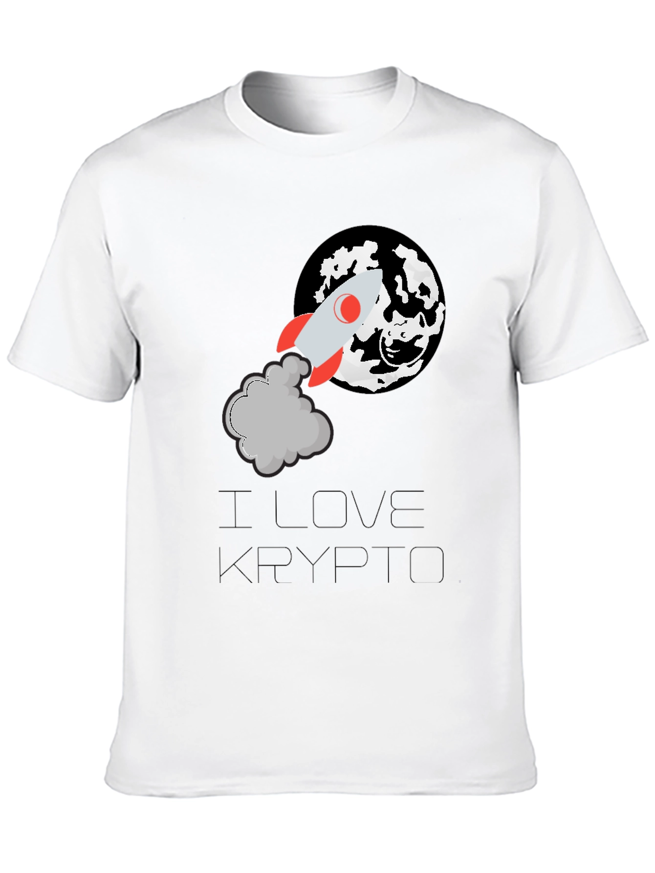 I Love Krypto Black T-Shirt