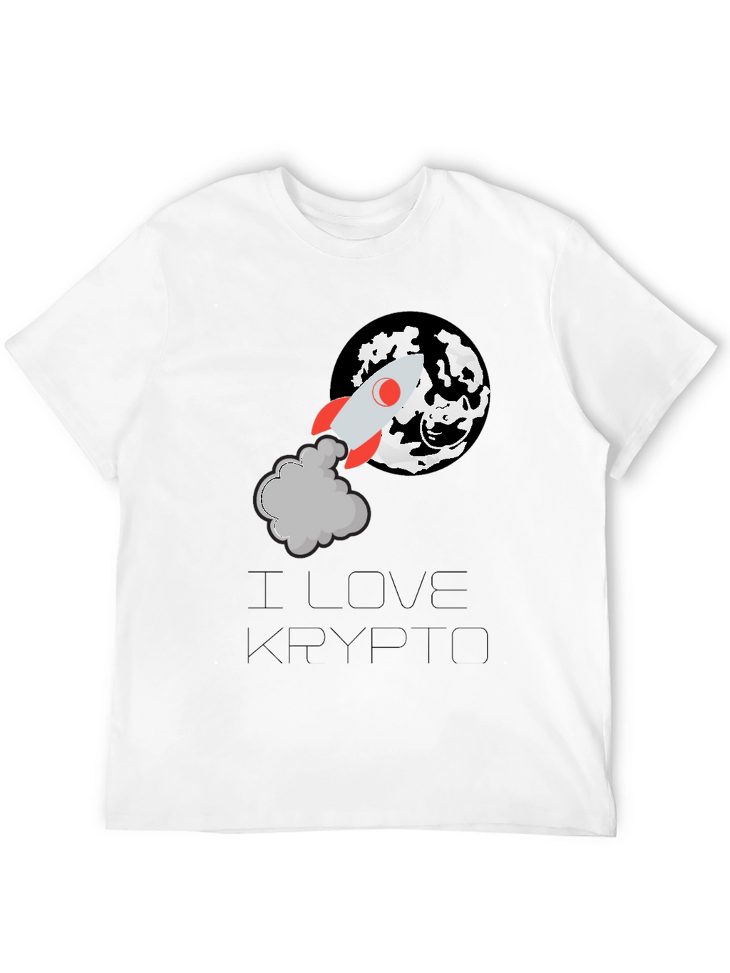I Love Krypto Black T-Shirt
