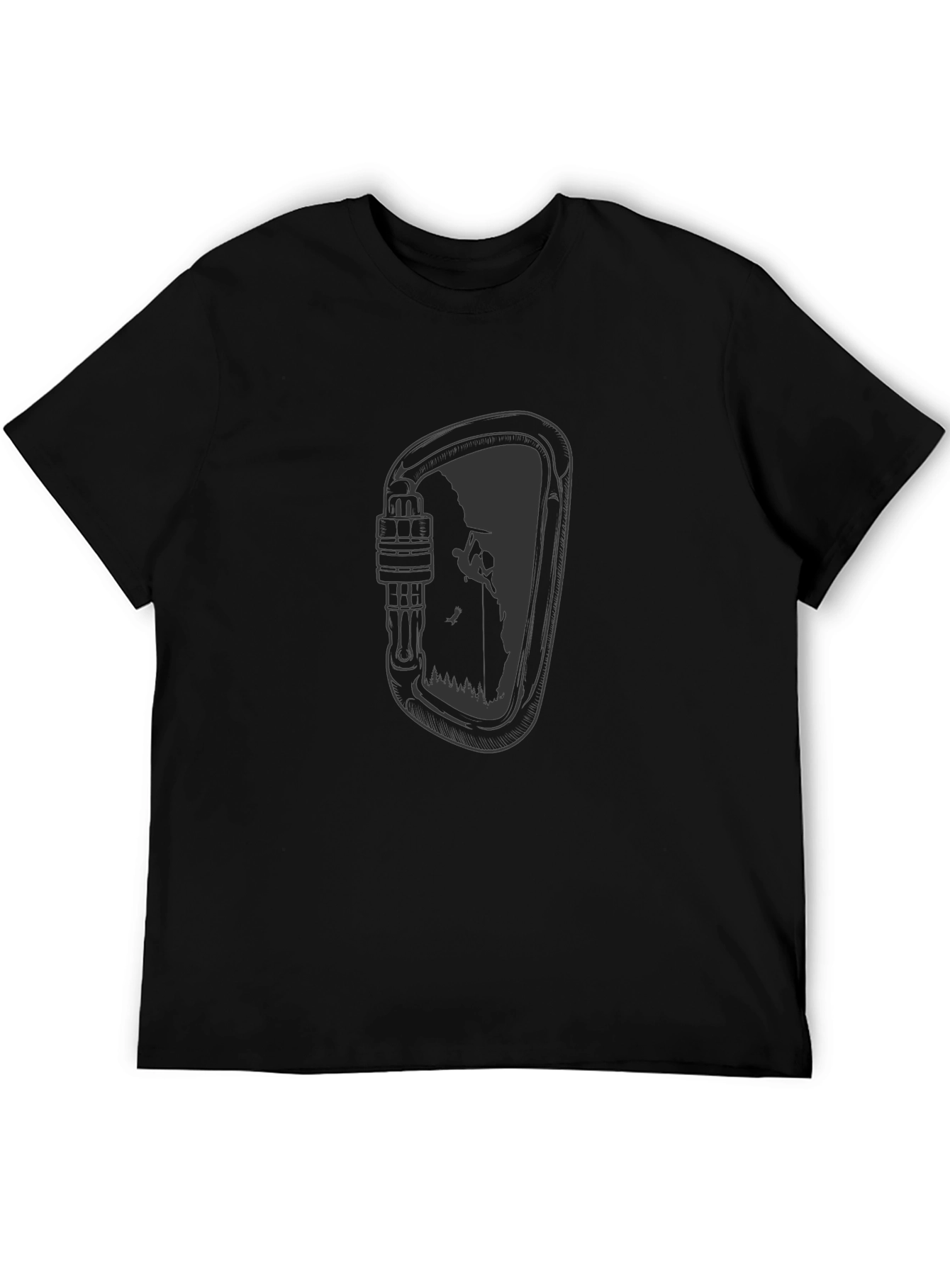 Climbing Carabiner Graphic T-Shirt