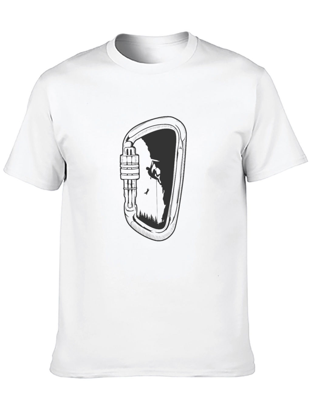 Climbing Carabiner Graphic T-Shirt