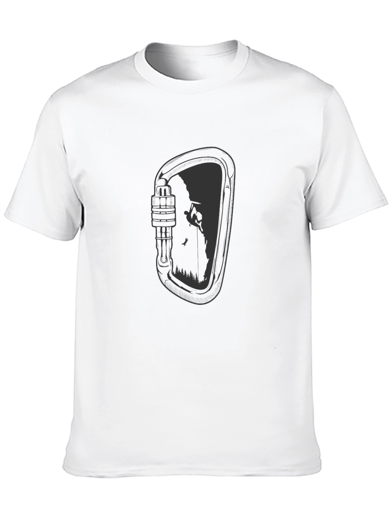Climbing Carabiner Graphic T-Shirt