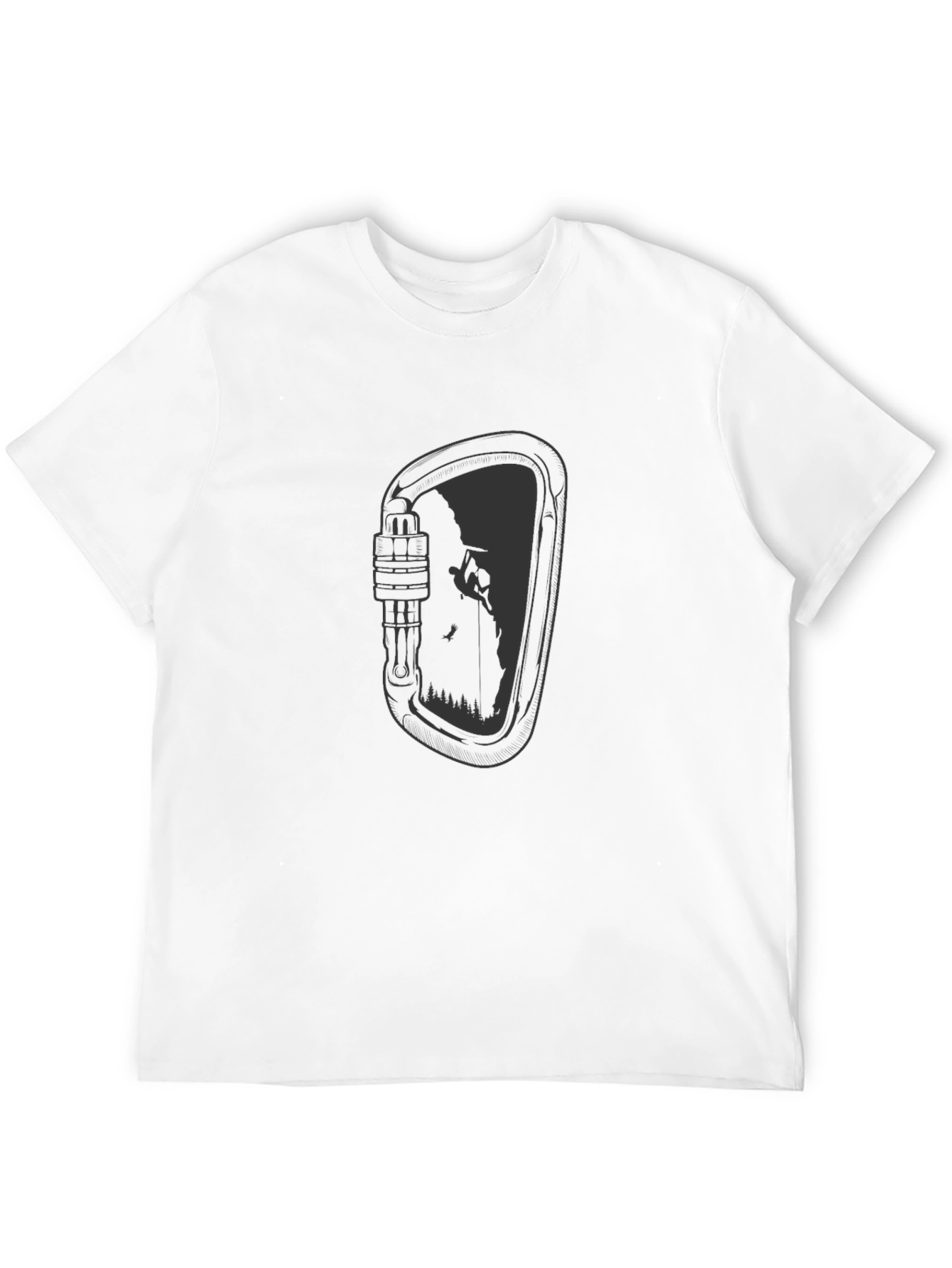Climbing Carabiner Graphic T-Shirt