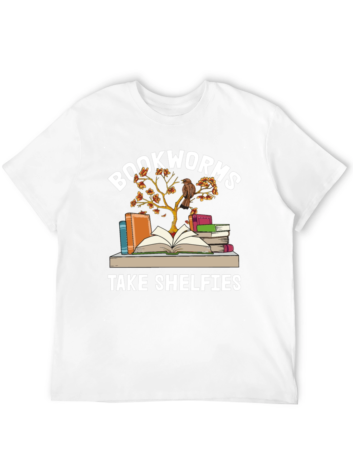 Bookworms Take Shelfies Graphic T-Shirt