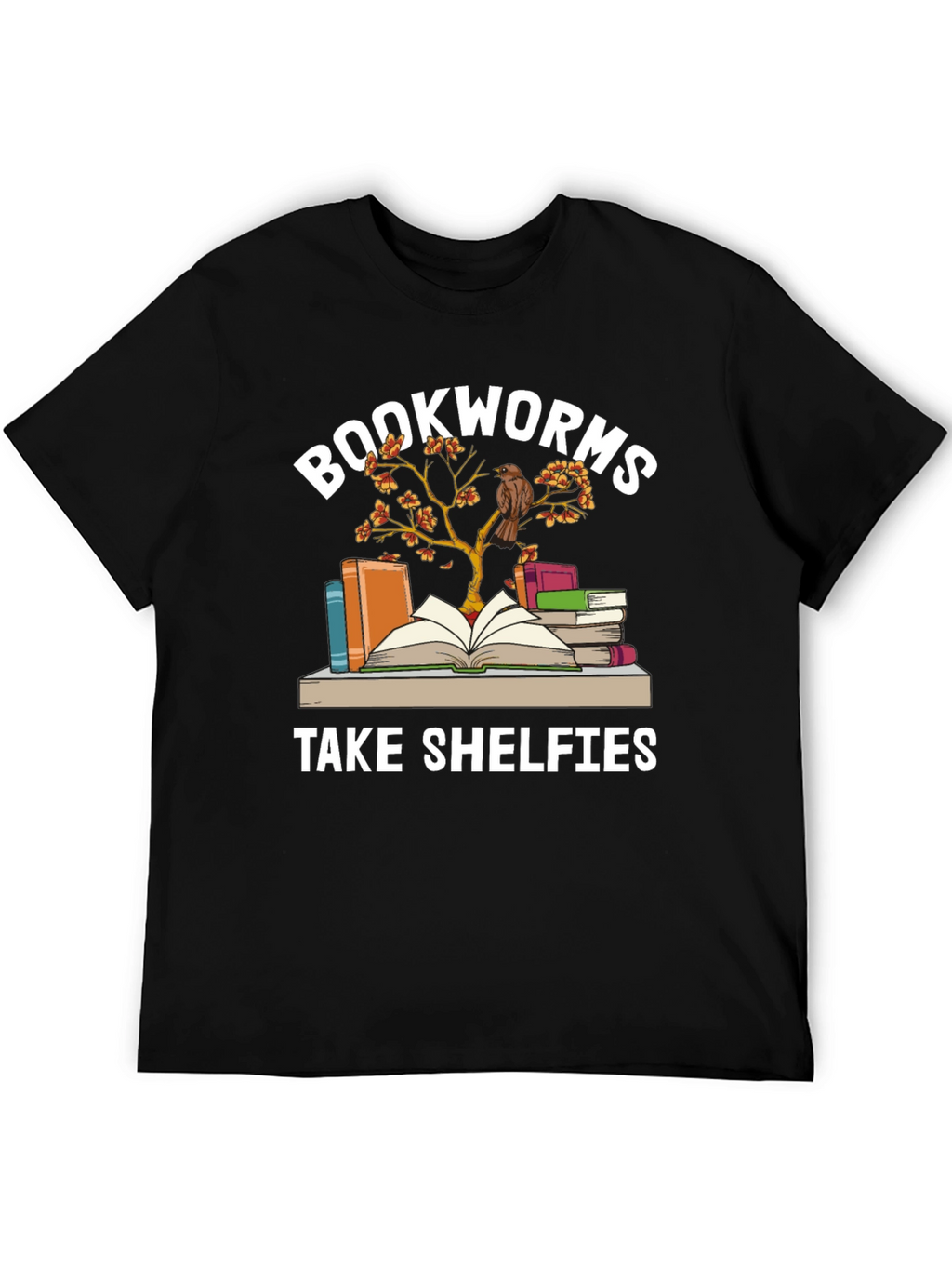 Bookworms Take Shelfies Graphic T-Shirt
