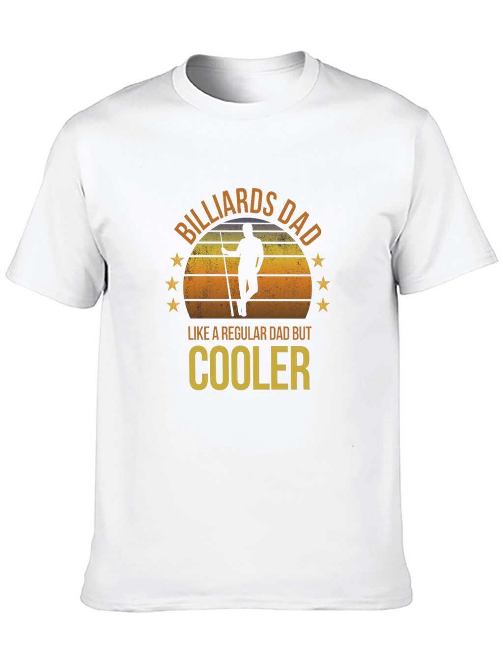 Billiards Dad T-Shirt - Cool Fathers Day Gift