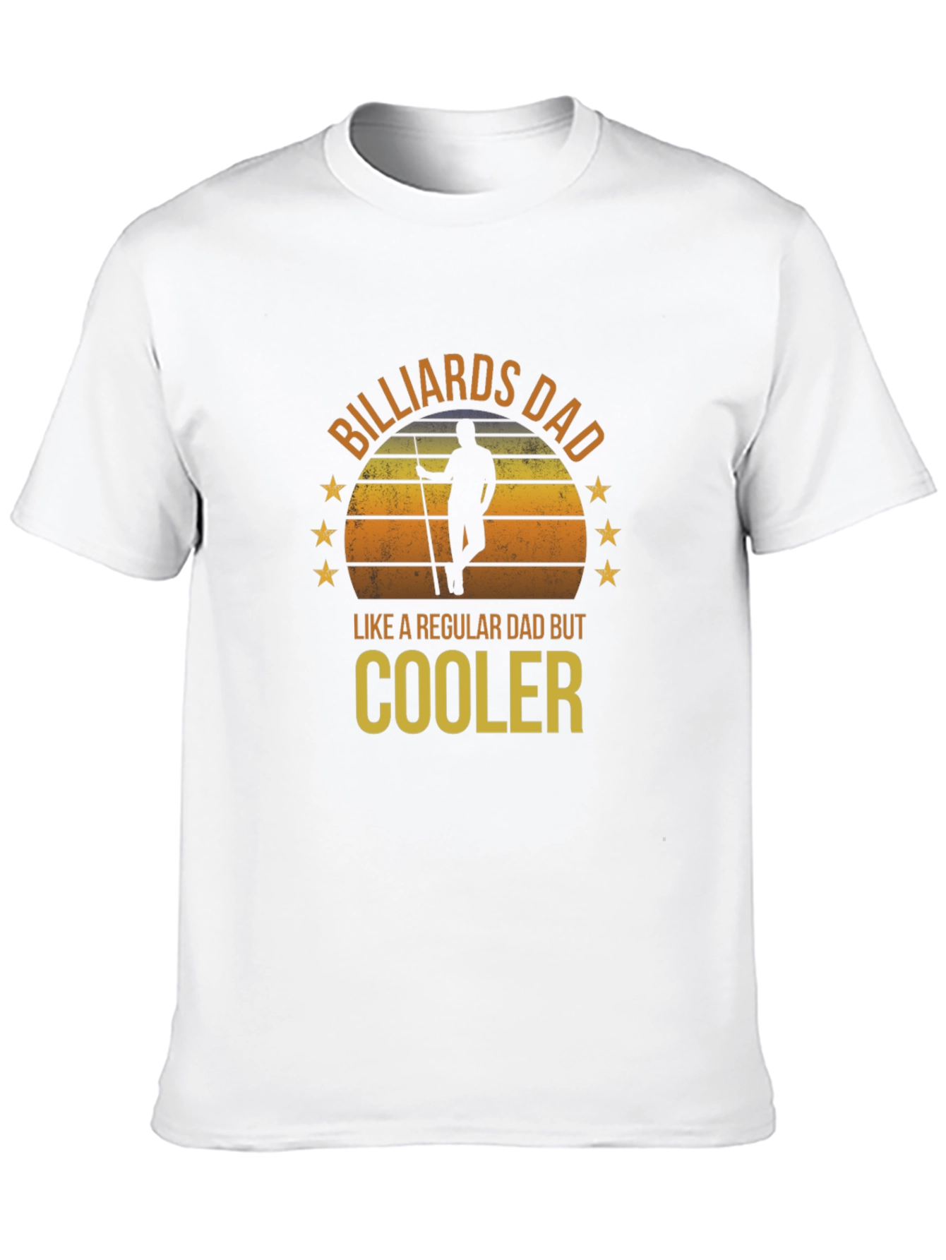 Billiards Dad T-Shirt - Cool Fathers Day Gift