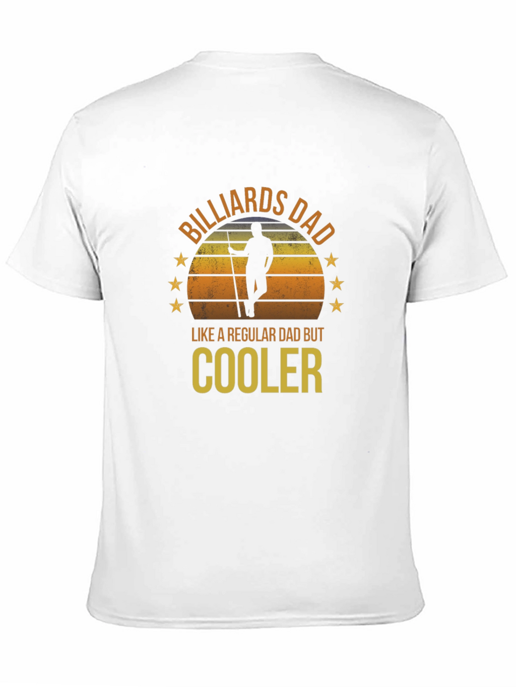 Billiards Dad T-Shirt - Cool Fathers Day Gift
