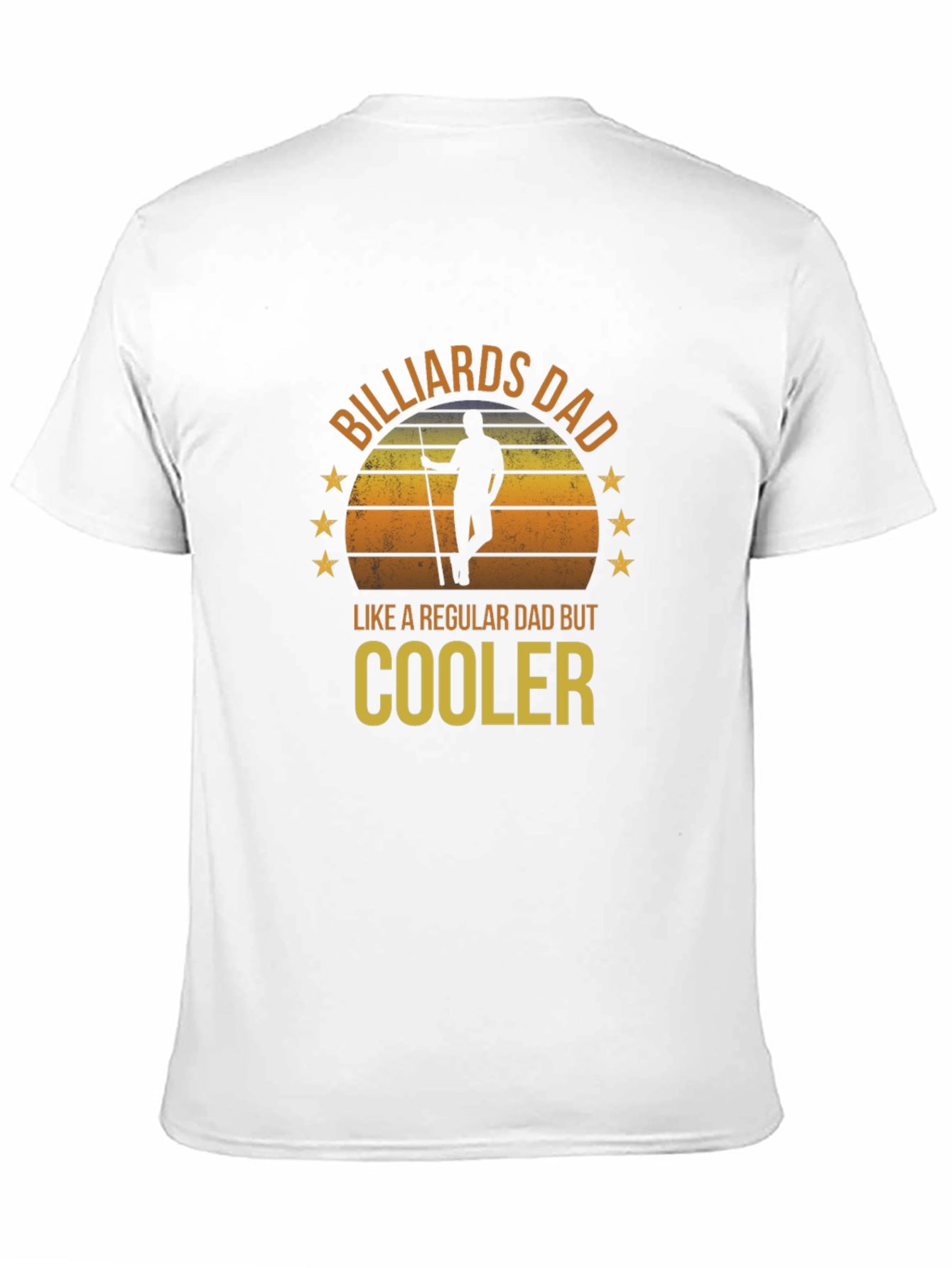 Billiards Dad T-Shirt - Cool Fathers Day Gift