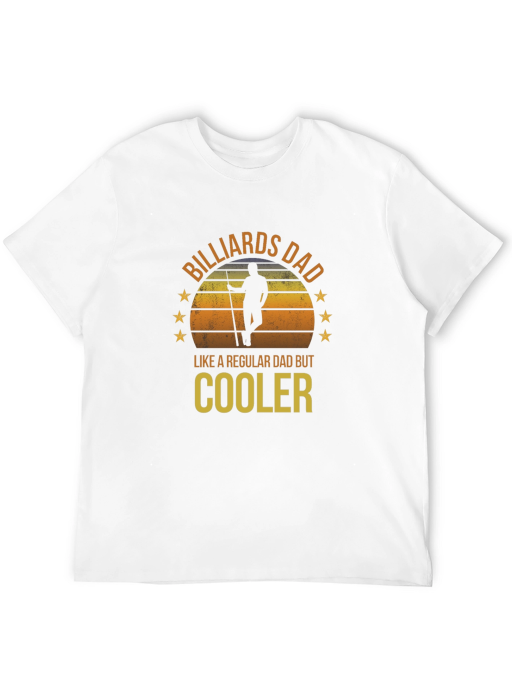Billiards Dad T-Shirt - Cool Fathers Day Gift