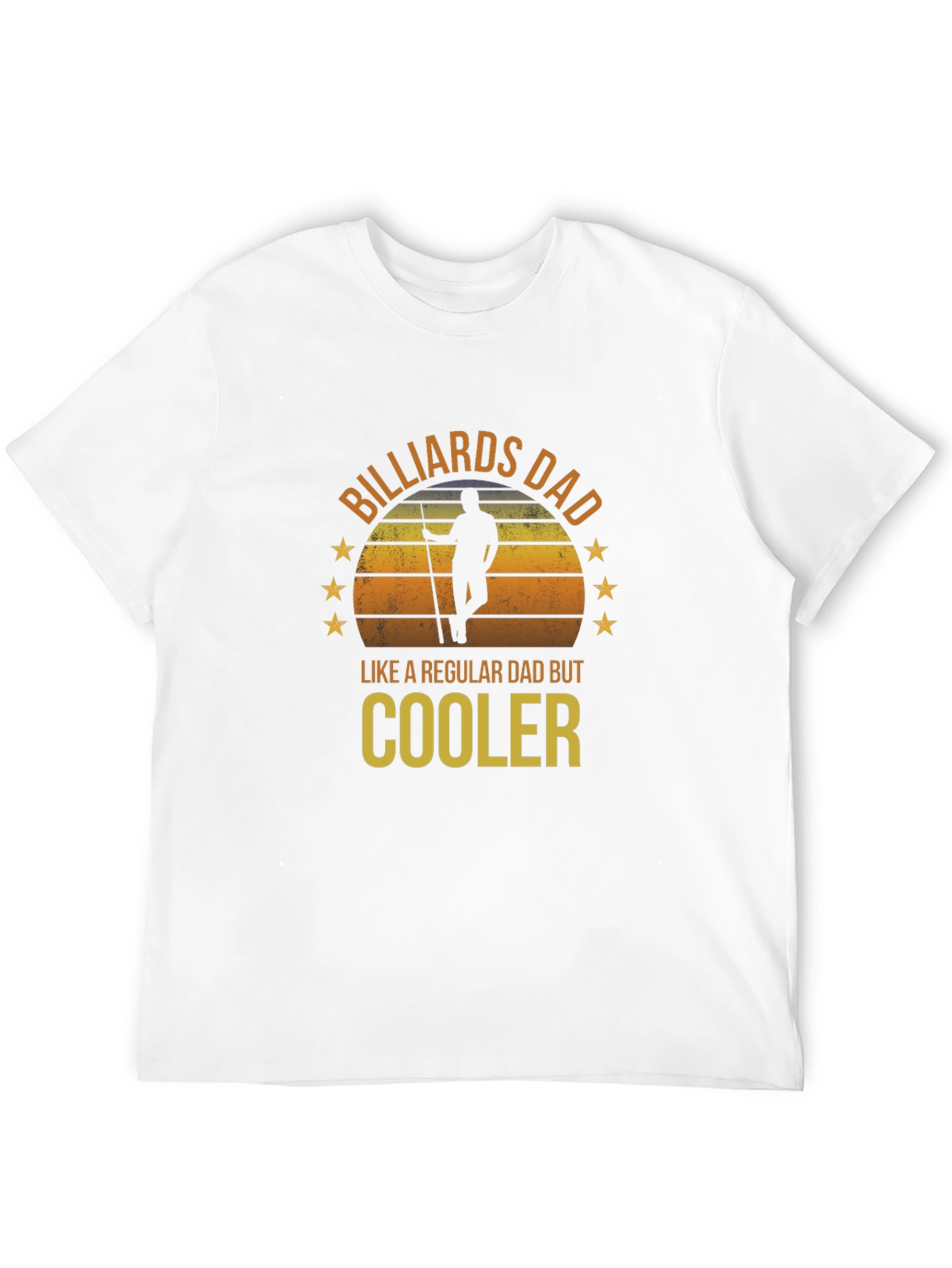 Billiards Dad T-Shirt - Cool Fathers Day Gift
