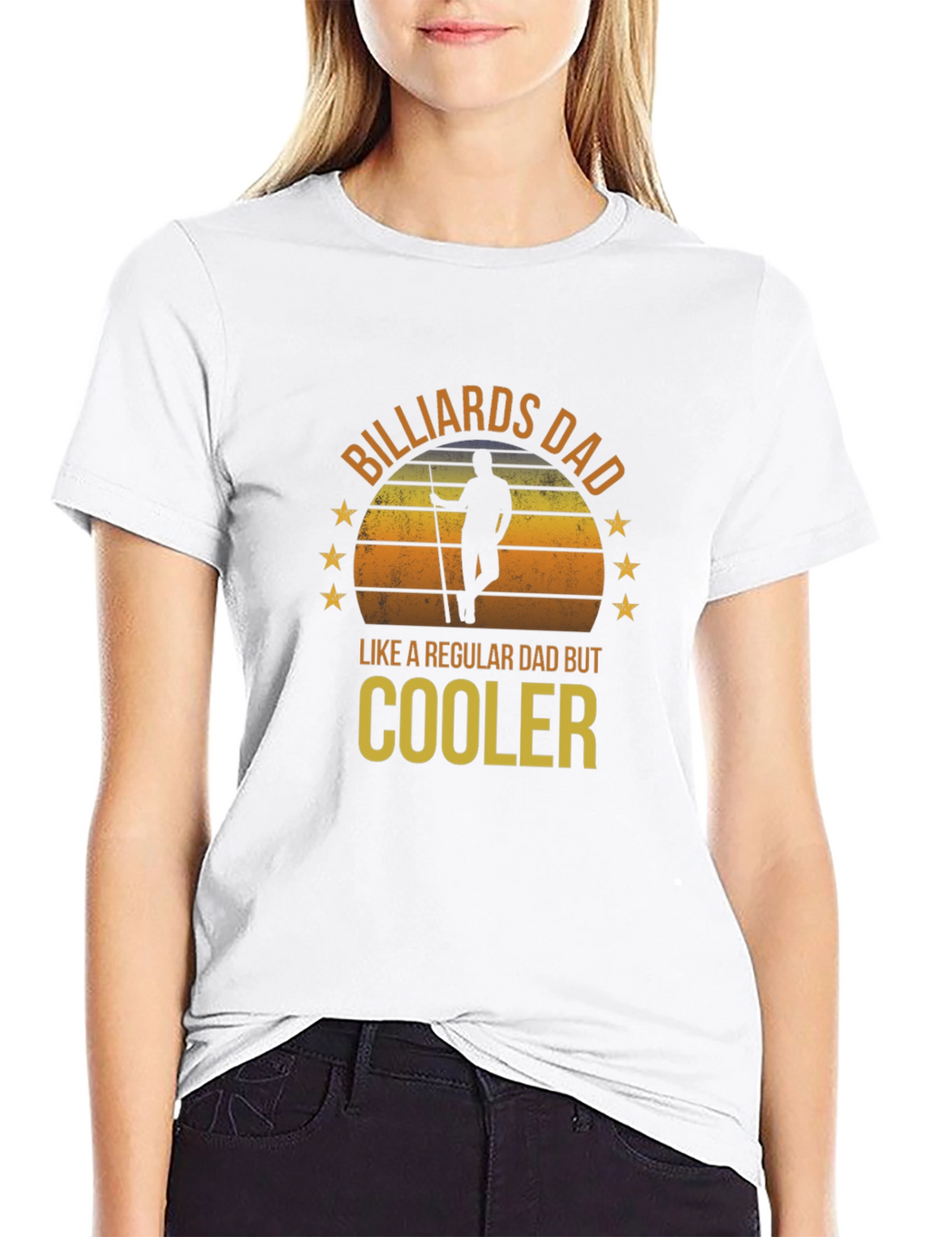 Billiards Dad T-Shirt - Cool Fathers Day Gift