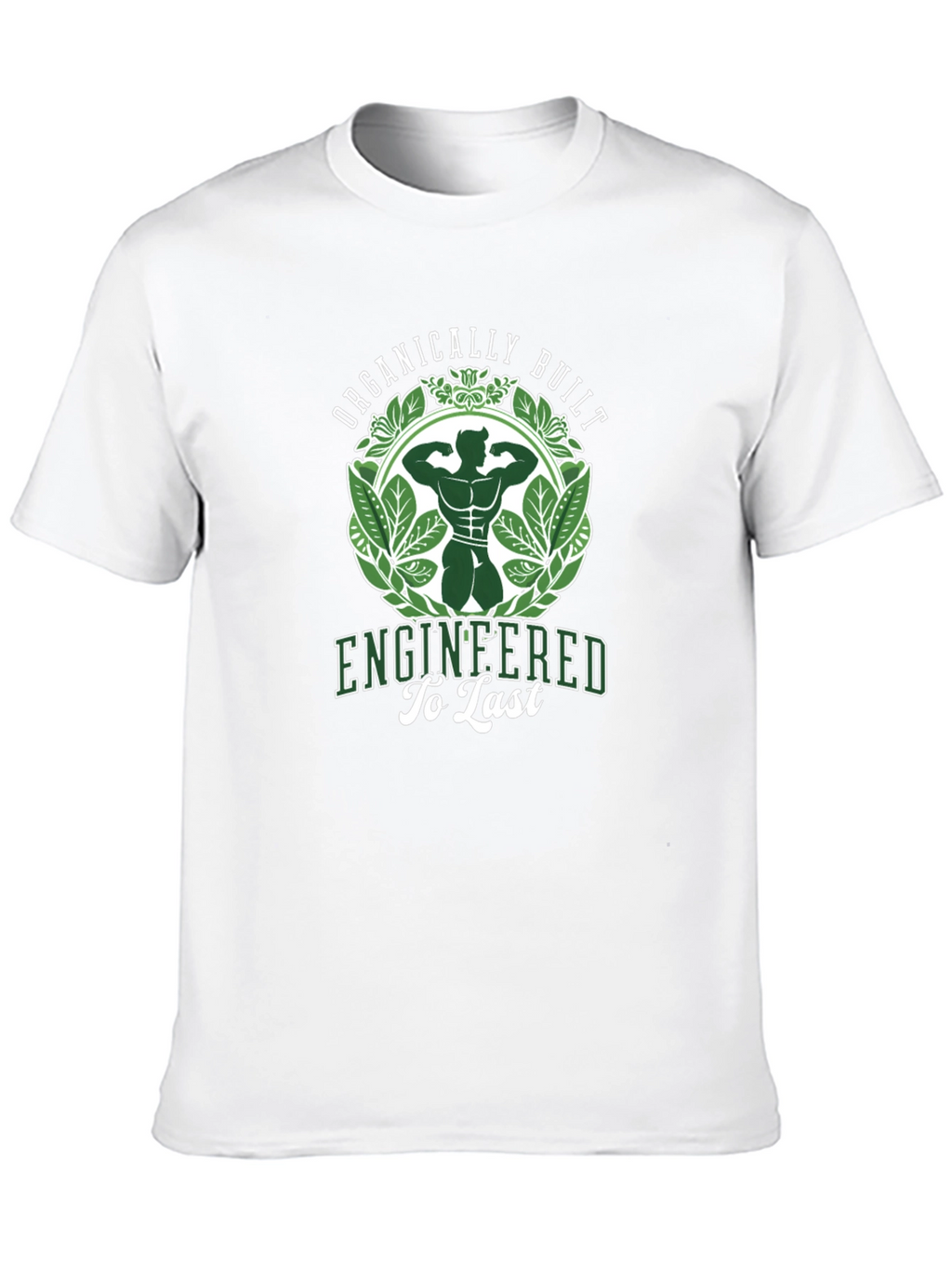Organically Built Mens Black Graphic T-Shirt