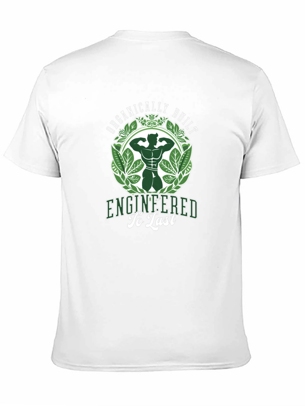 Organically Built Mens Black Graphic T-Shirt