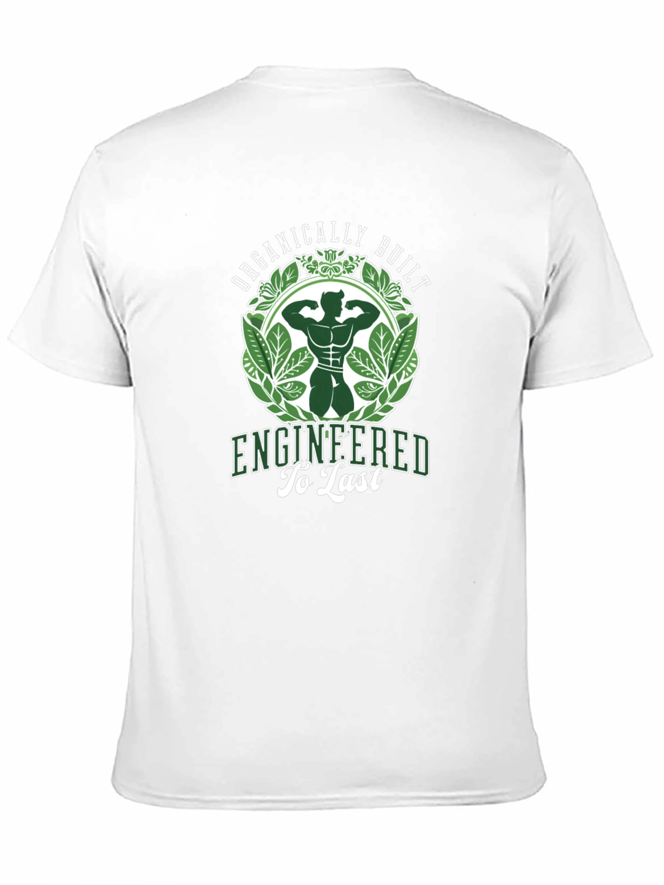 Organically Built Mens Black Graphic T-Shirt
