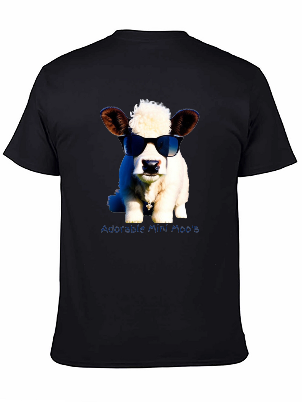 Adorable Mini Moos T-Shirt - Novelty Cow Tee